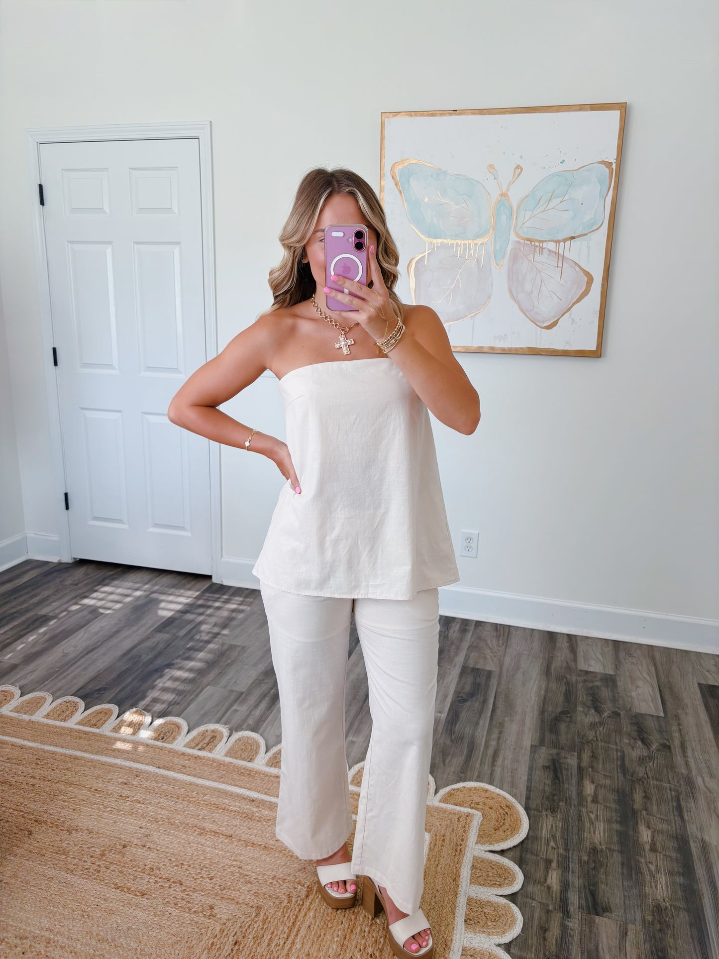 Harper Beige Pant Set
