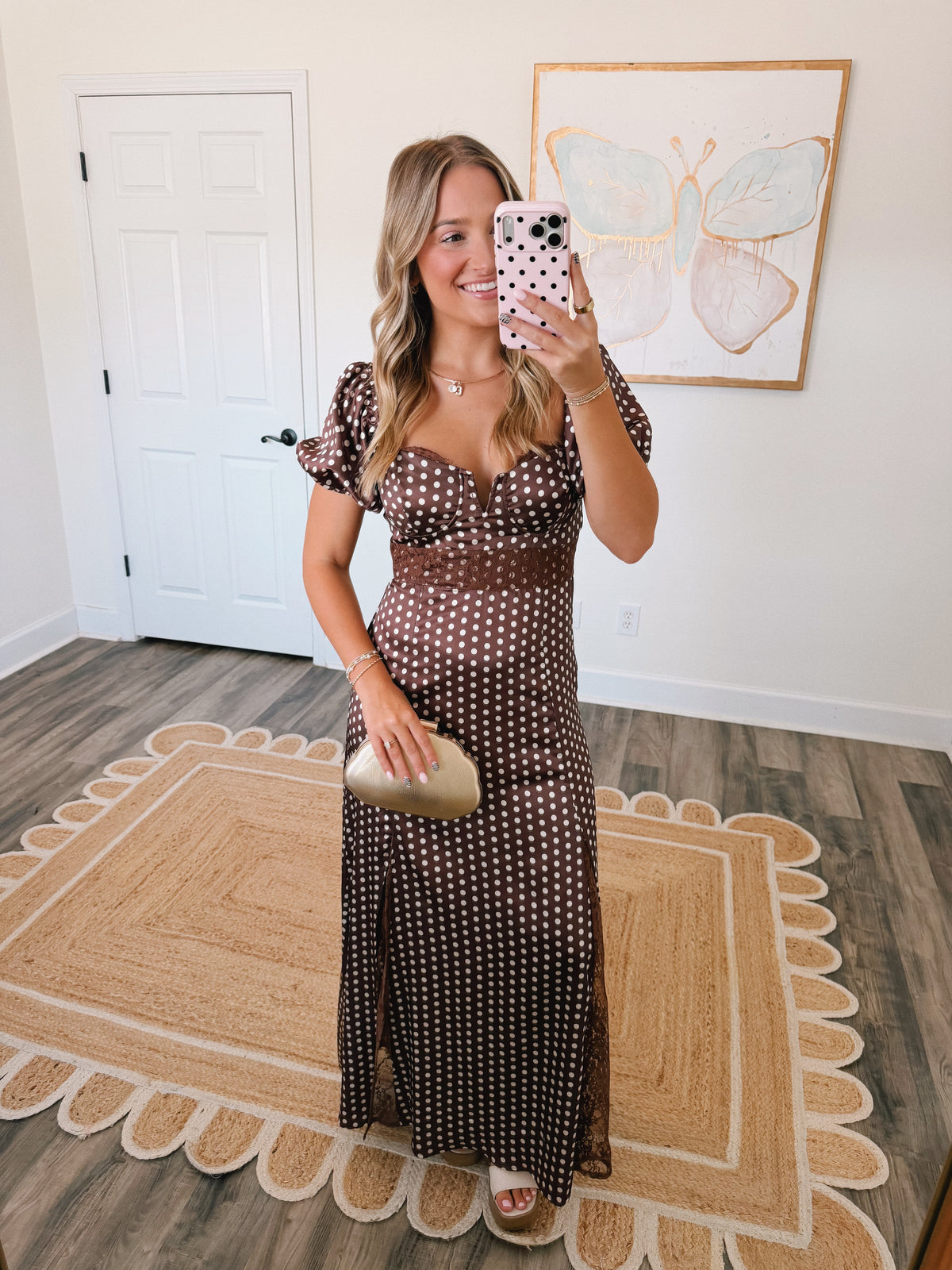 Camille Polka Dot Maxi