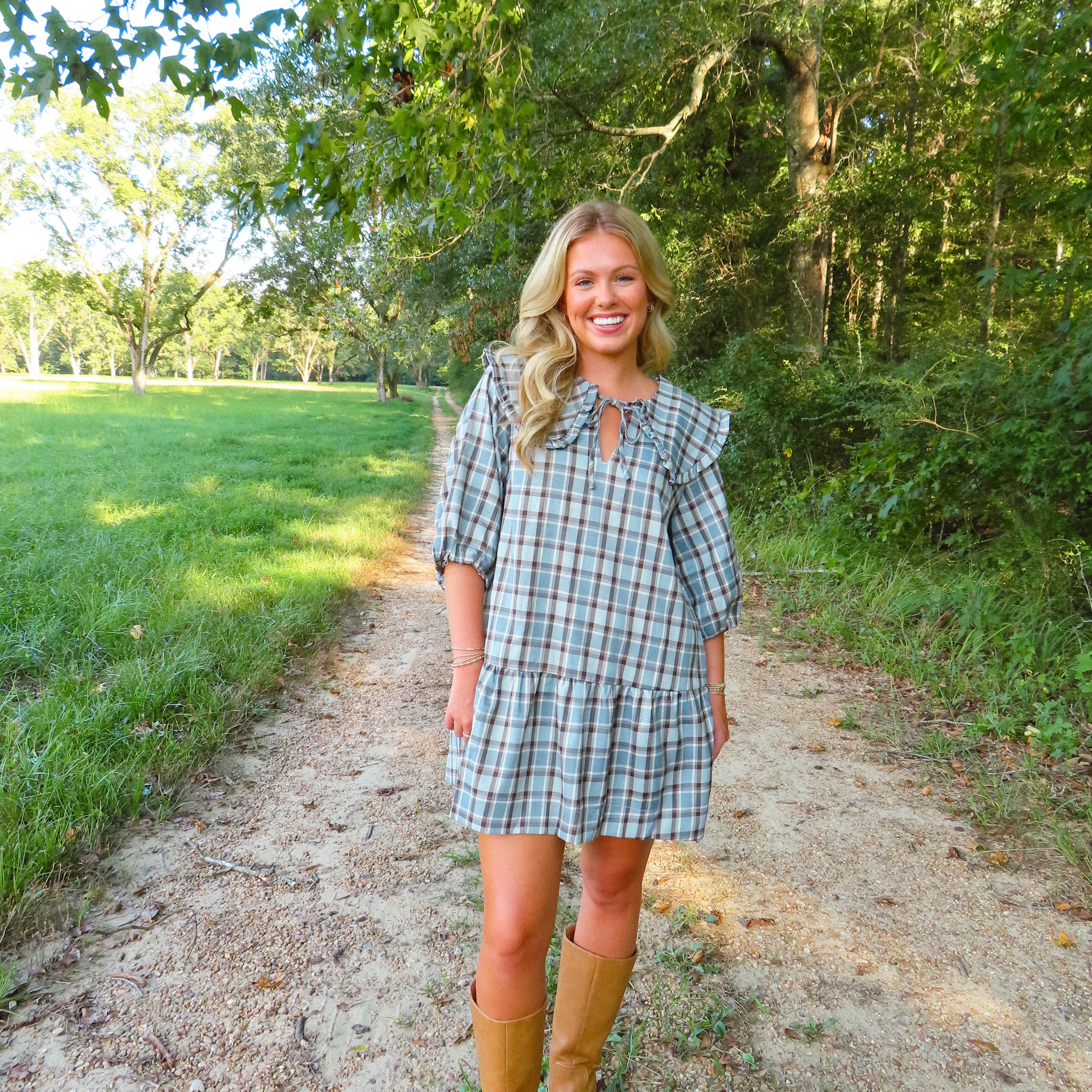 Harvest Plaid Dress