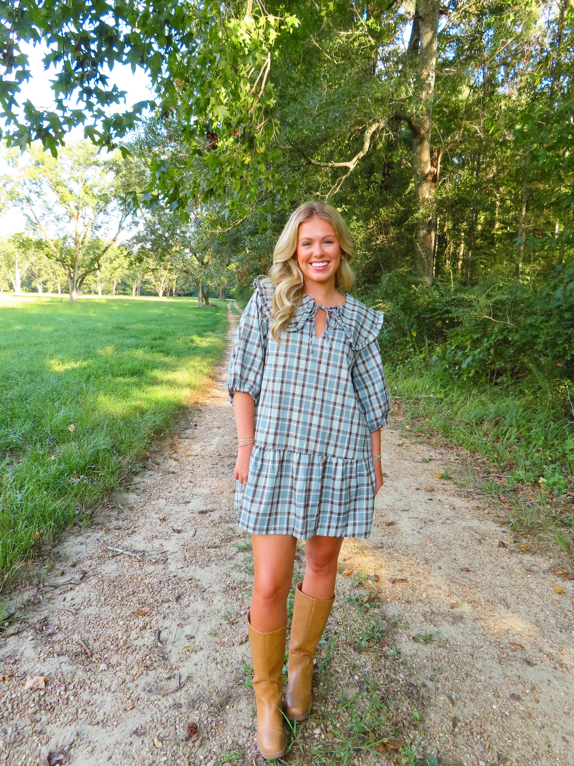 Harvest Plaid Dress