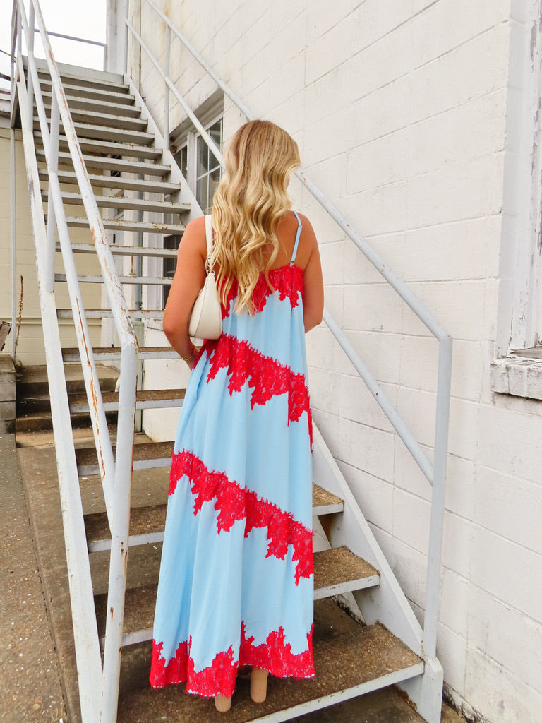 Gianna Lace Trim Maxi