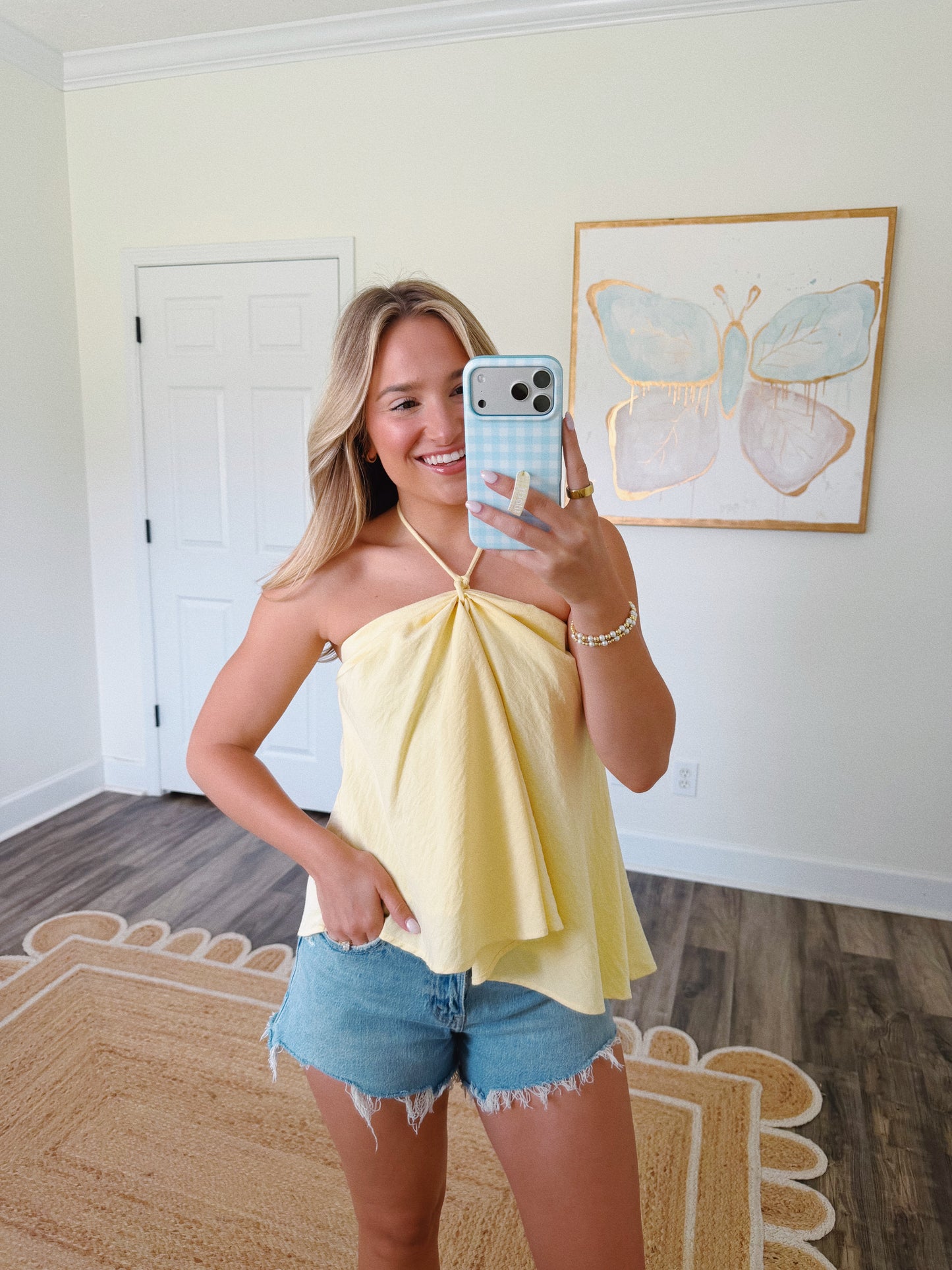 Evie Yellow Top