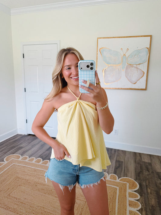 Evie Yellow Top