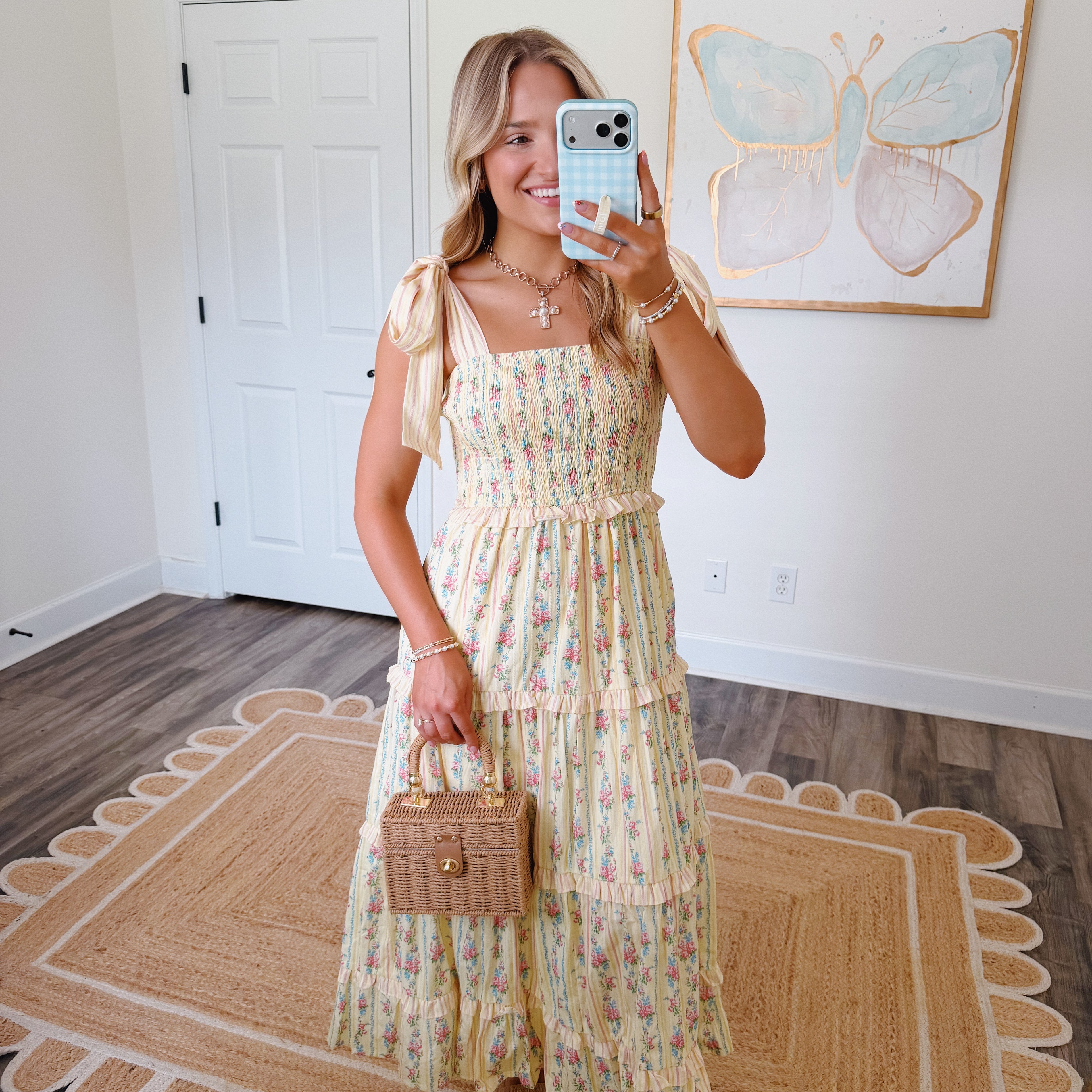 Lemon Blossom Tie Maxi