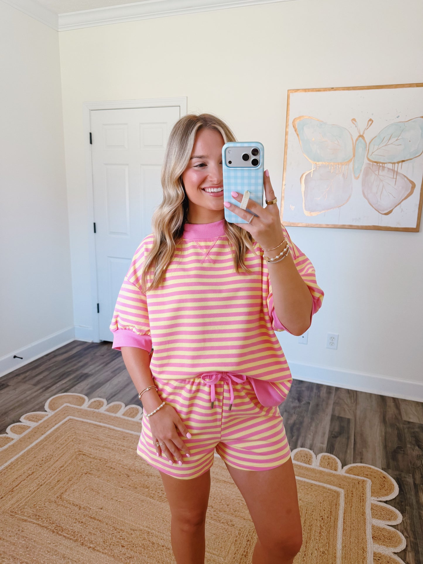 Sherbet Stripe Terry Set