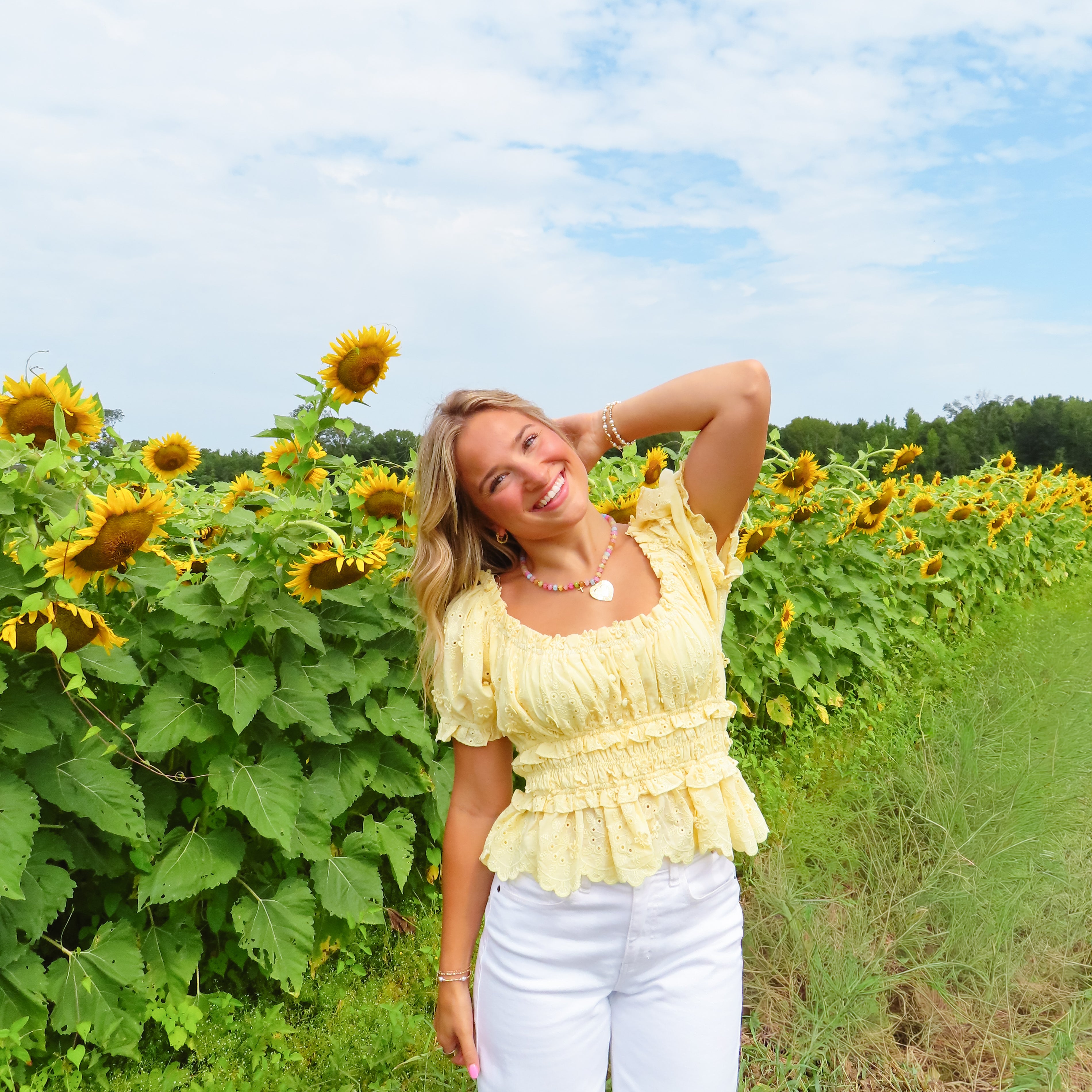 Brighter Days Peplum Blouse