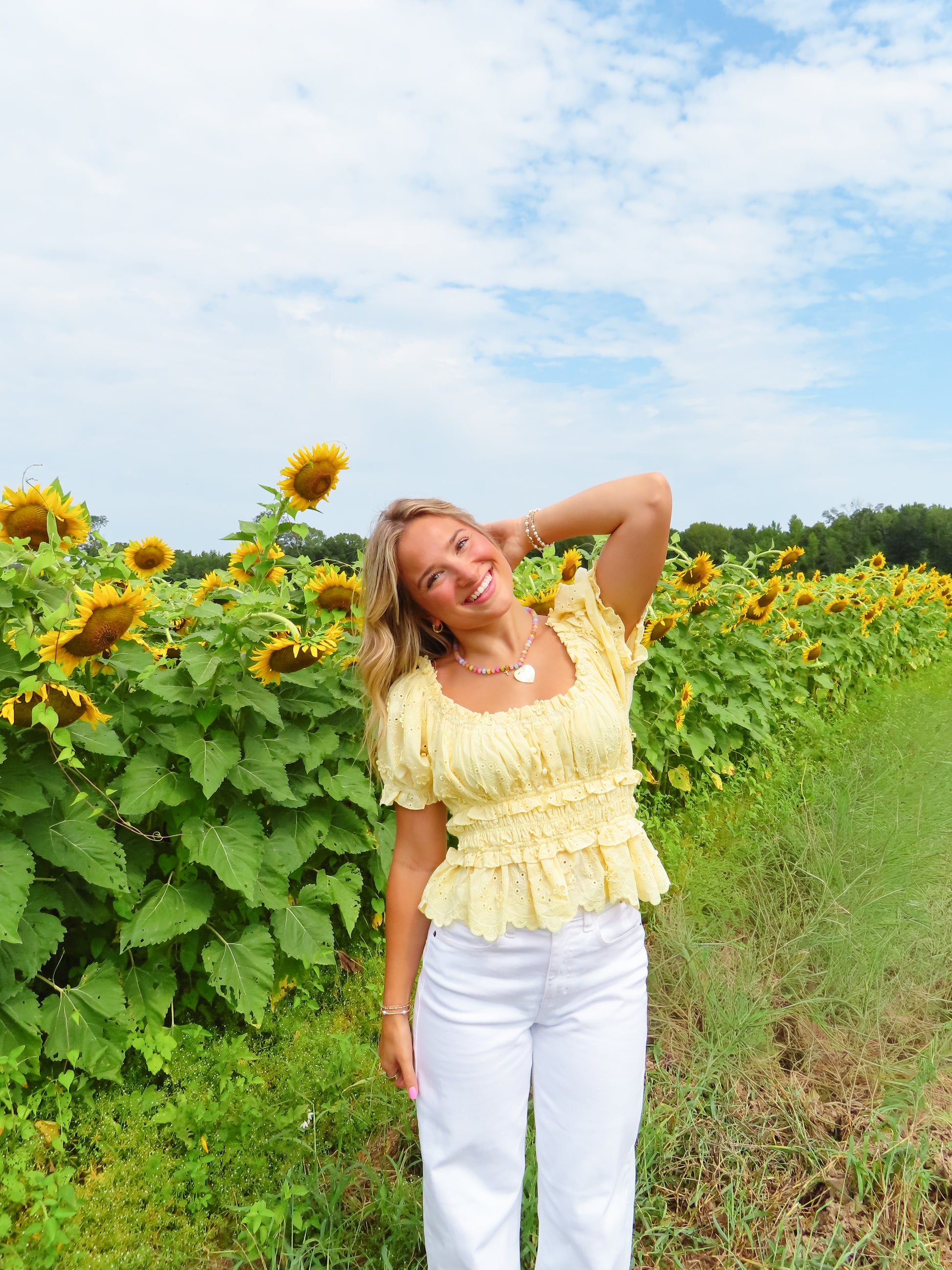 Brighter Days Peplum Blouse