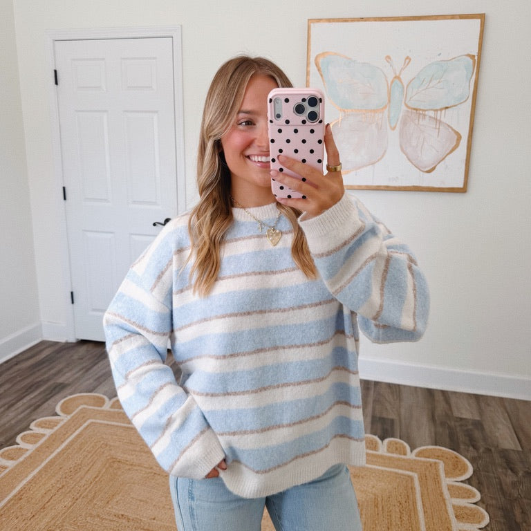 Cloud Striped Sweater
