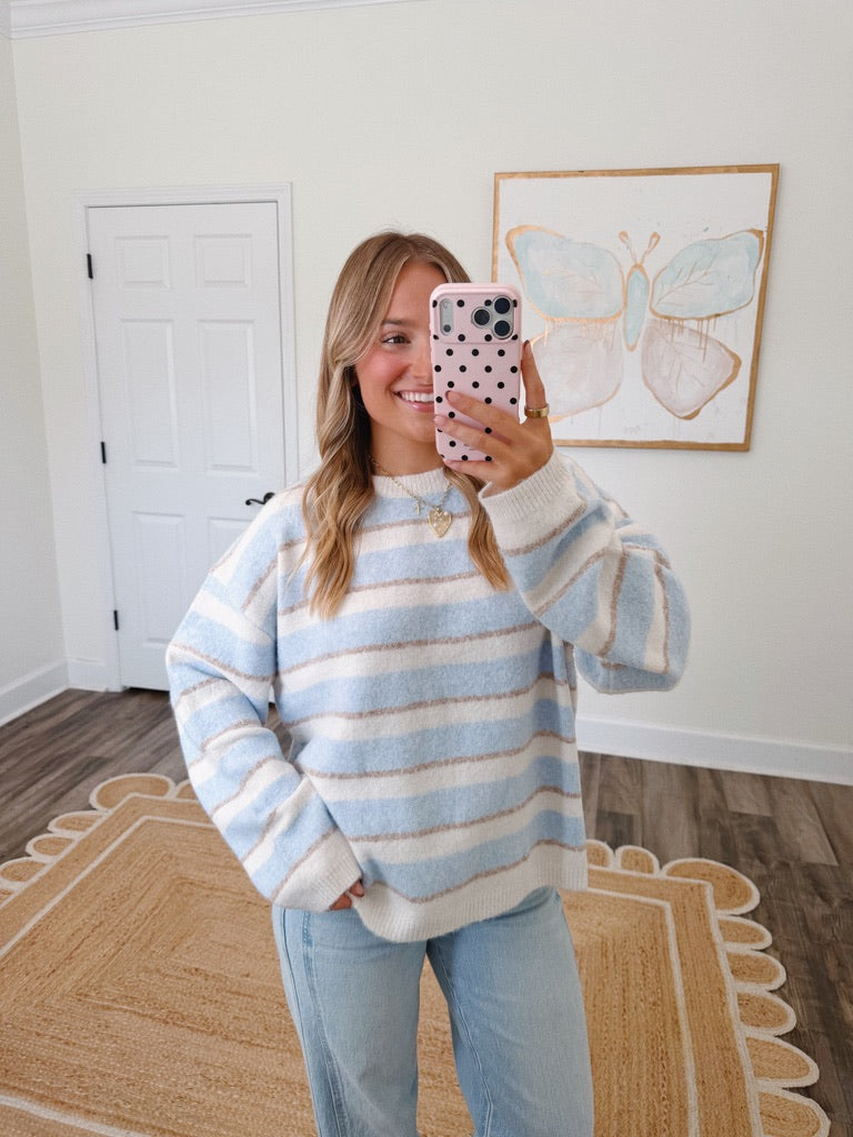 Cloud Striped Sweater