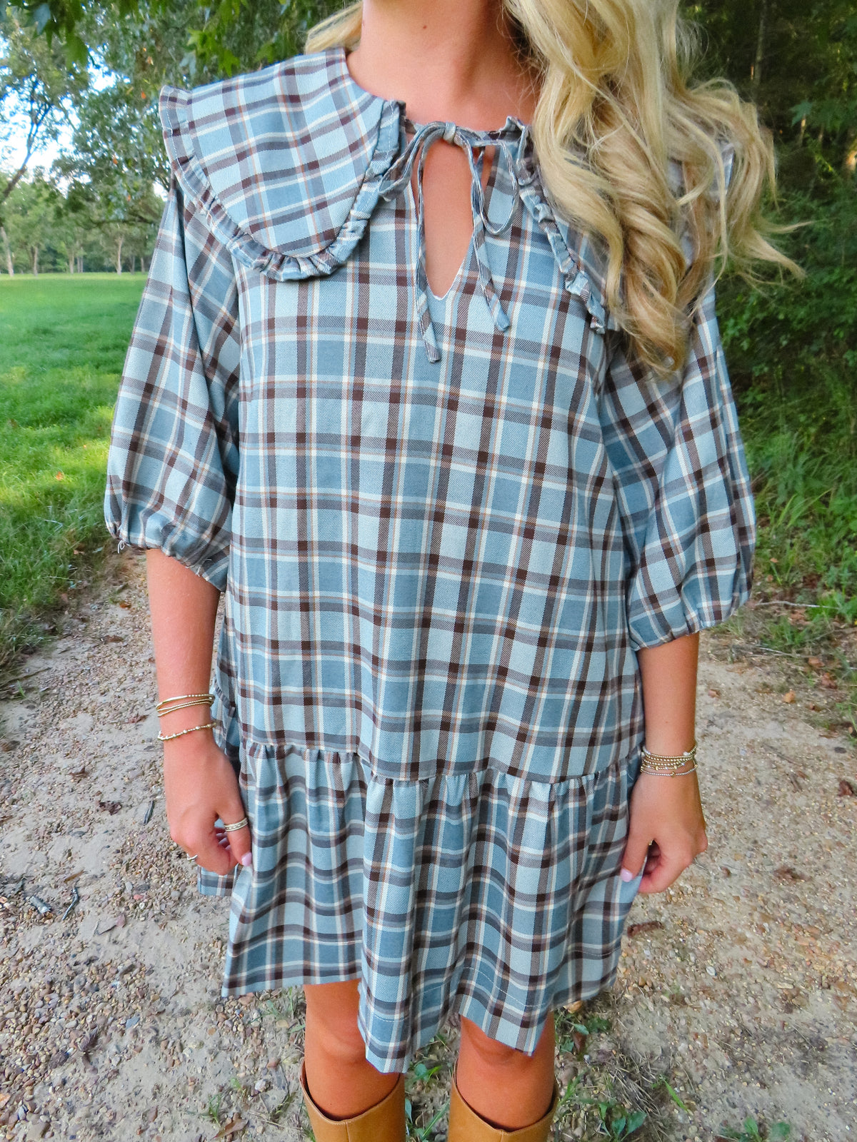 Harvest Plaid Dress
