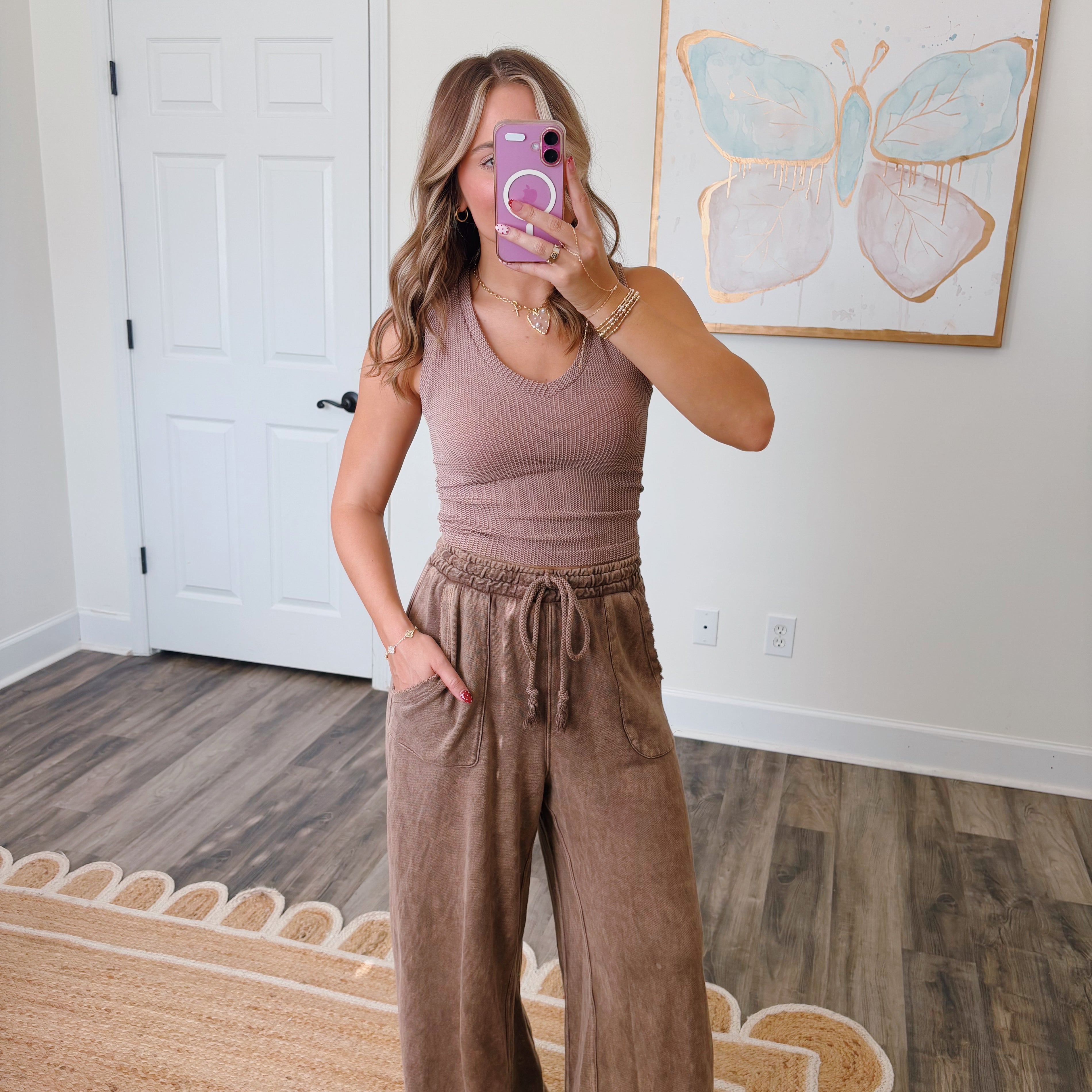 Cozy Cabin Flare Pants