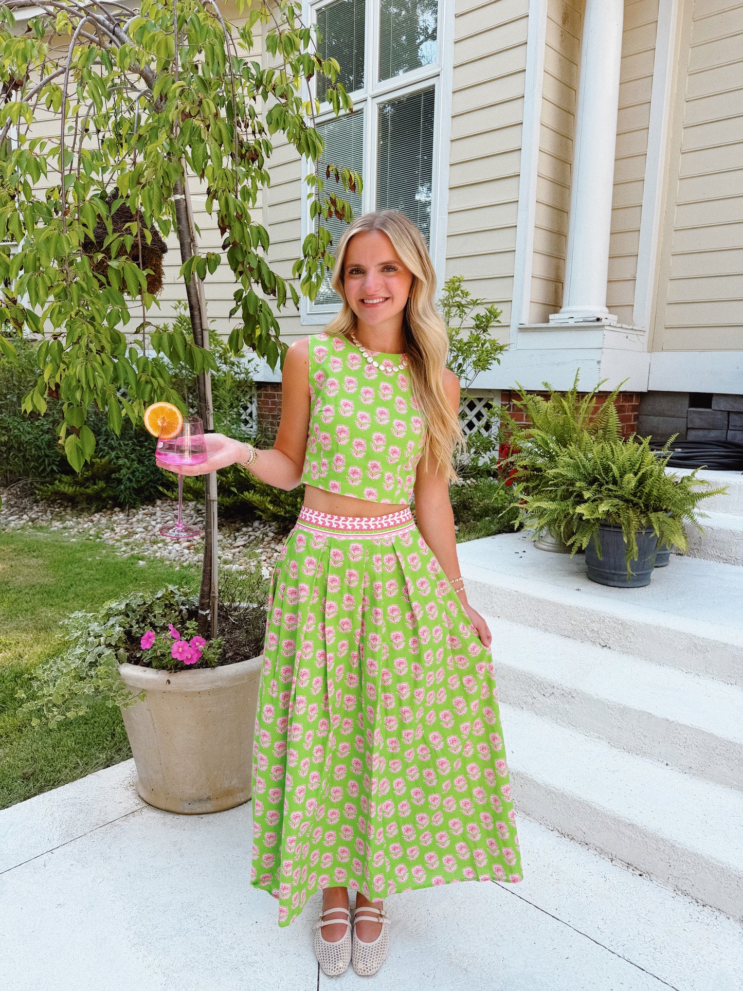 Lily Bloom Skirt Set