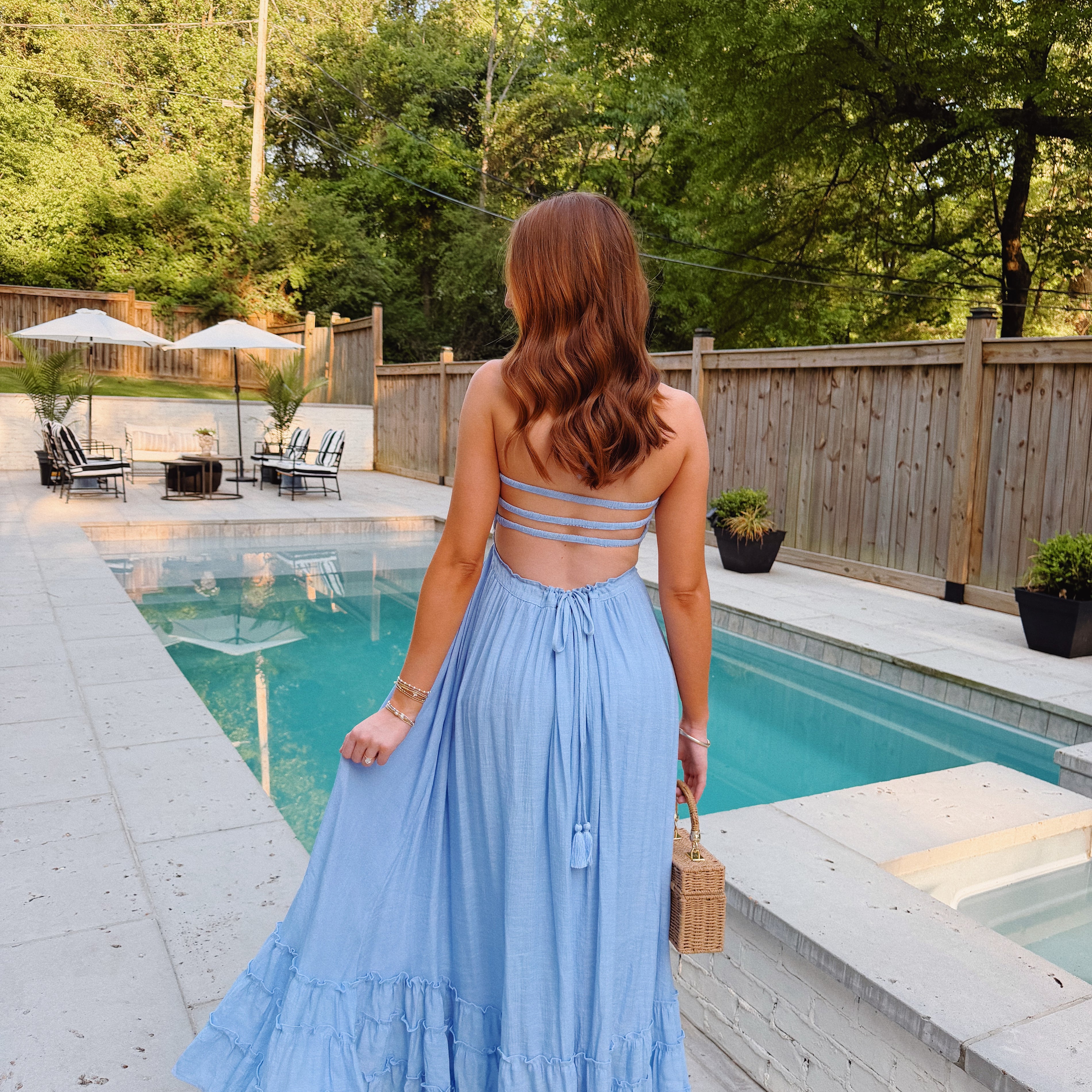 Sunkissed Maxi Dress Blue
