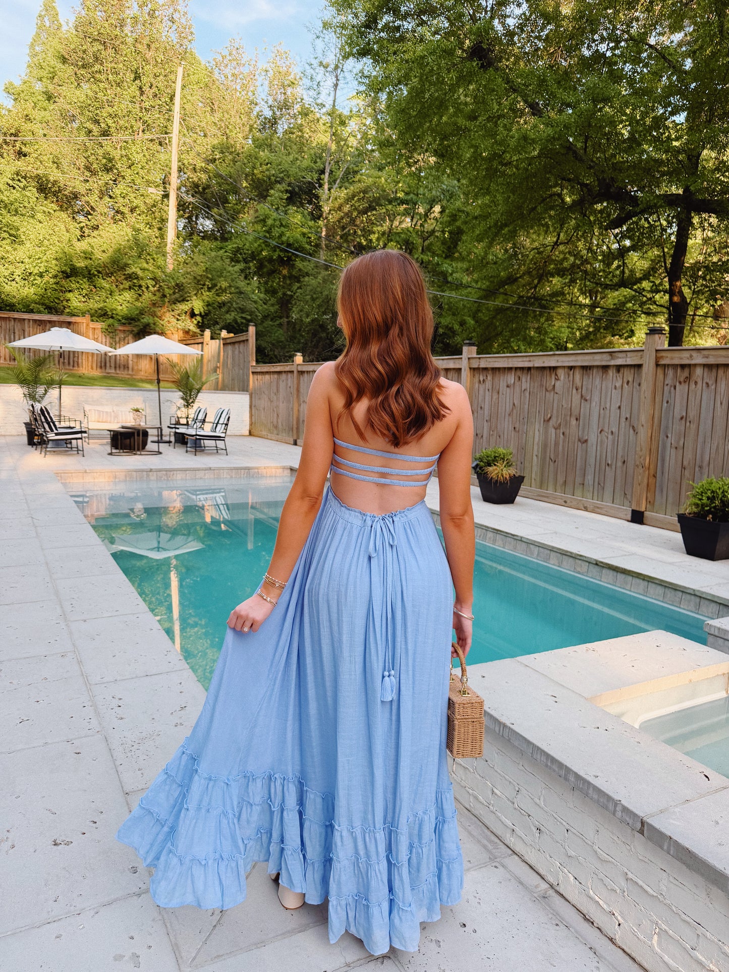 Sunkissed Maxi Dress Blue