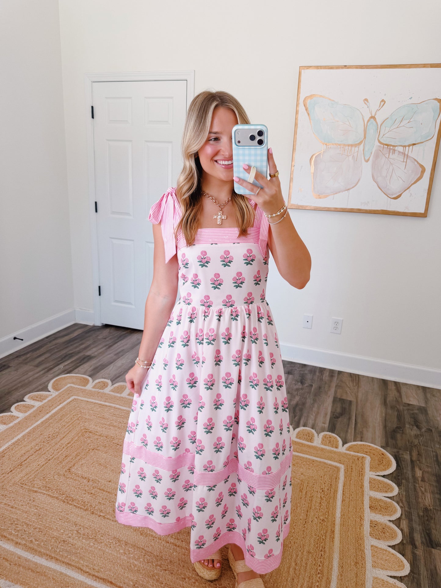 Pink Petal Maxi Dress