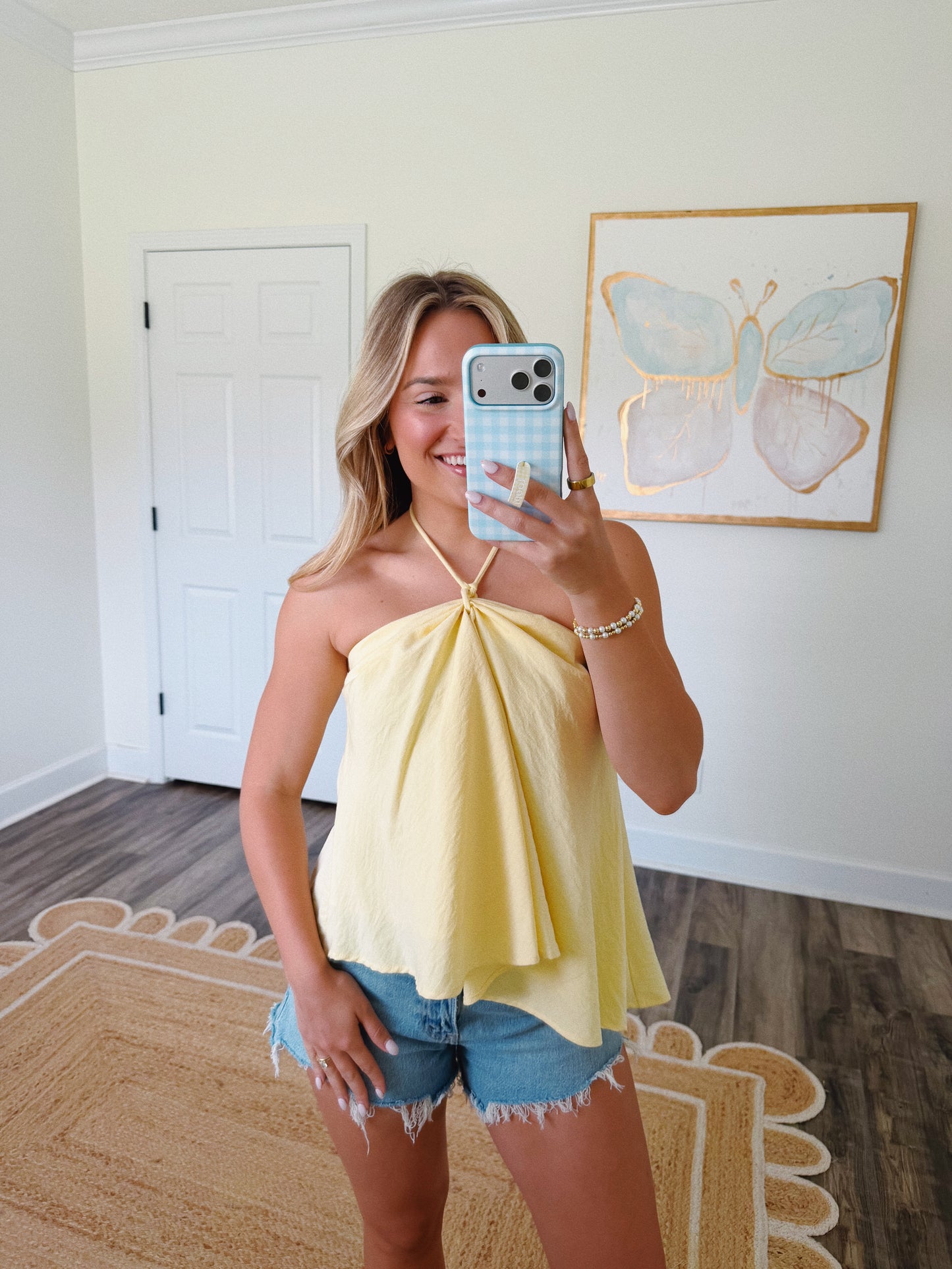Evie Yellow Top