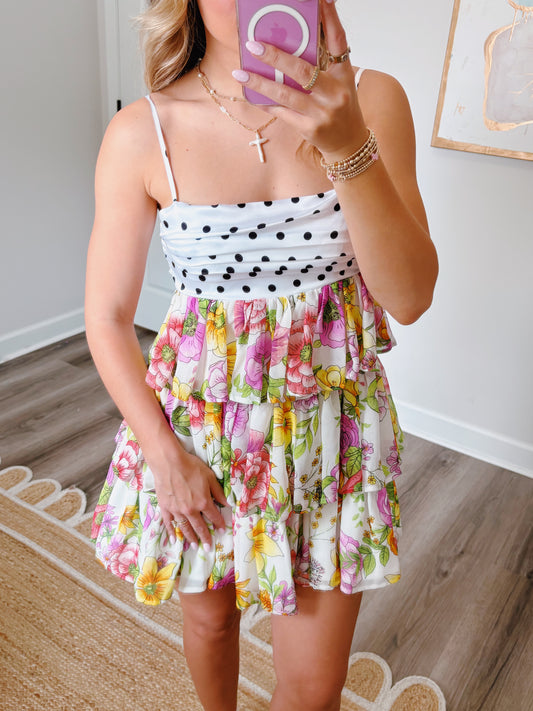Sammie Polka Dot Mini Dress