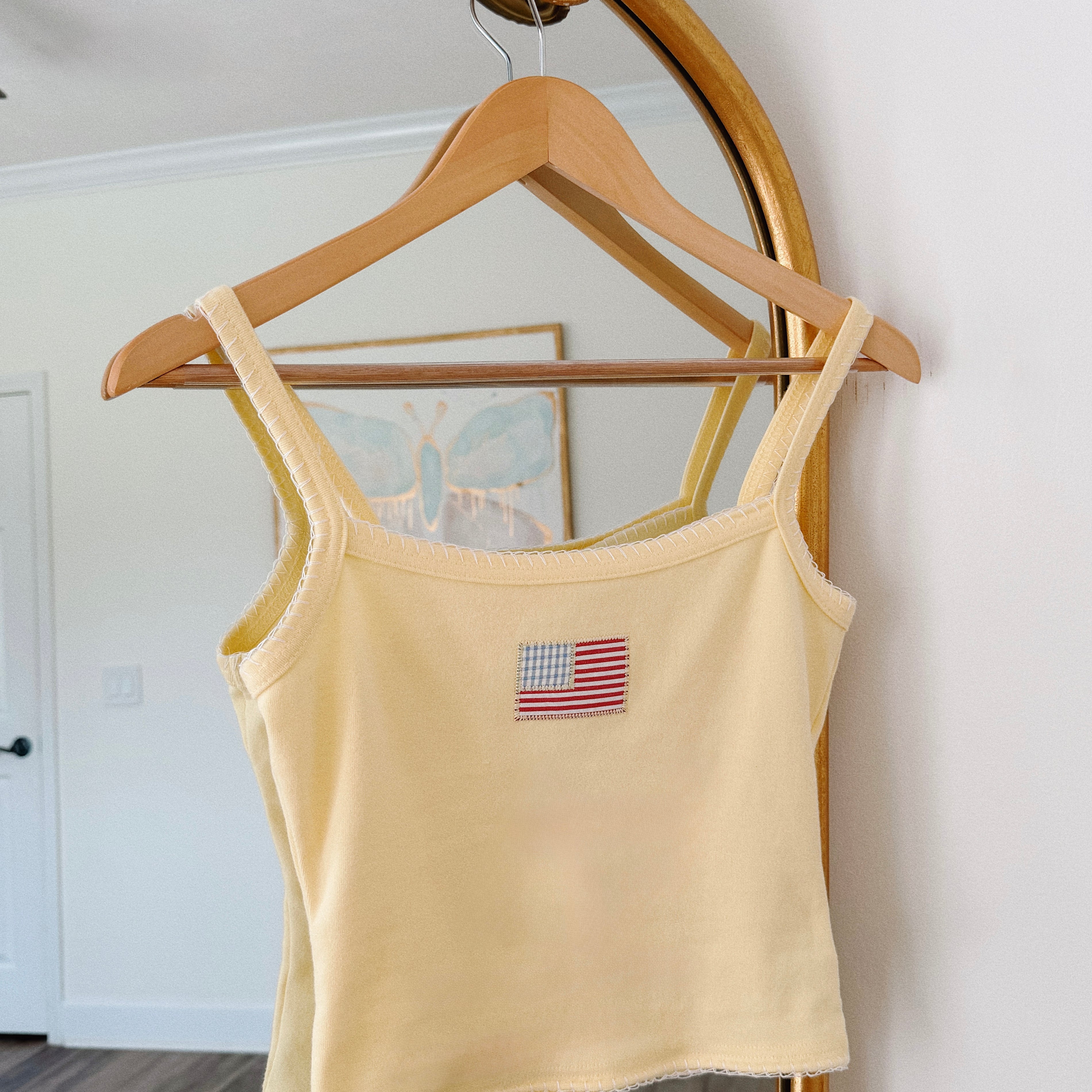 Yellow USA Tank