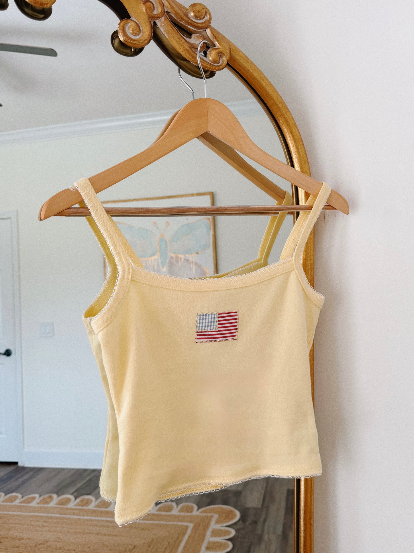 Yellow USA Tank