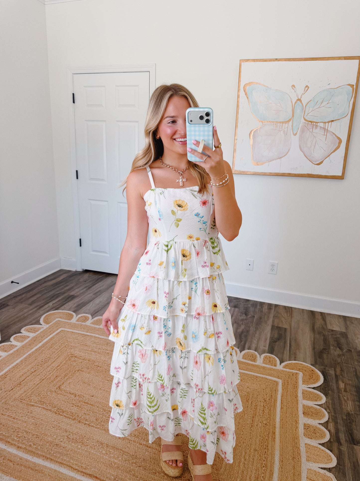 Wildflower Tiered Midi Dress