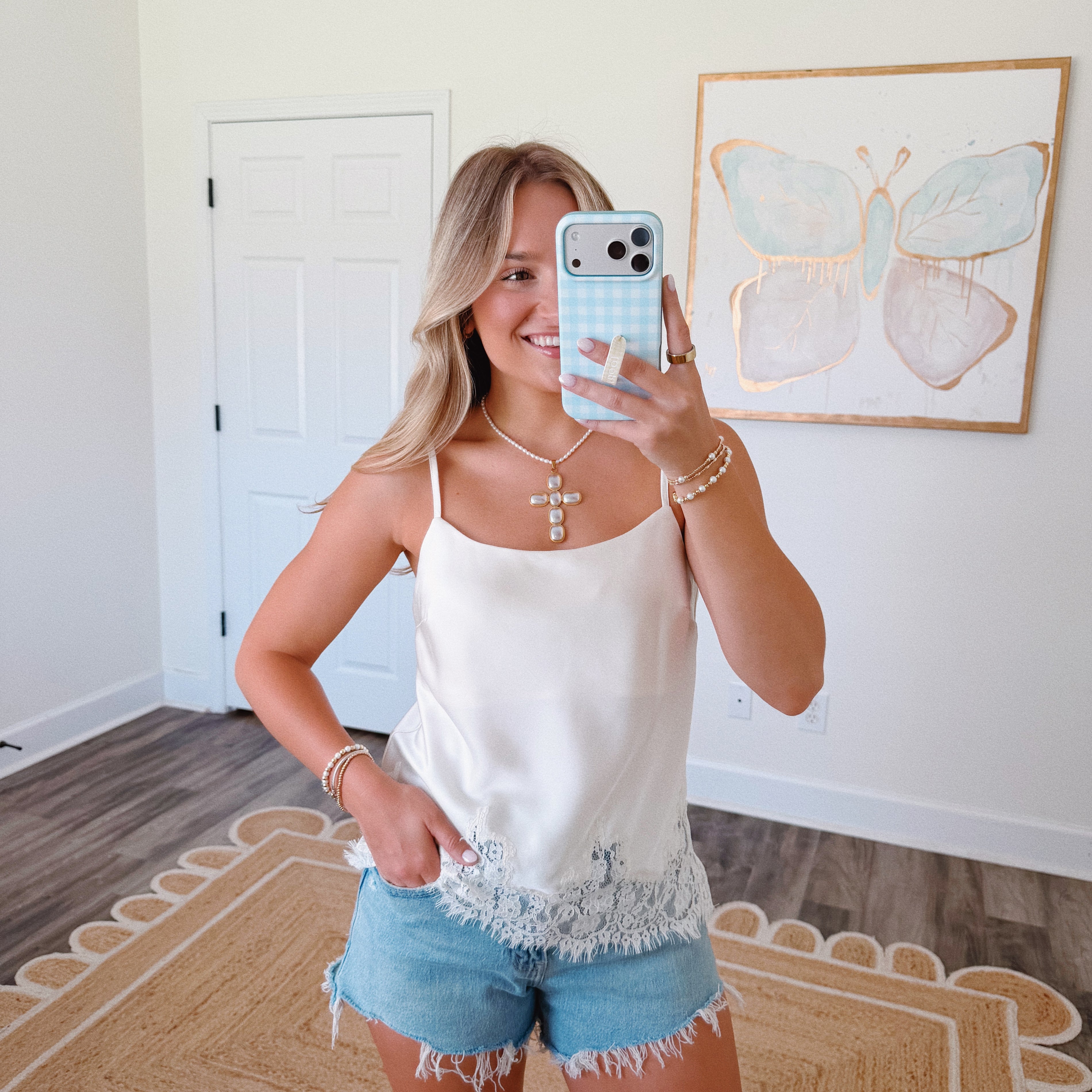 Sienna Lace Trim Top