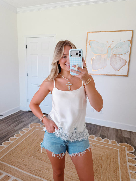Sienna Lace Trim Top
