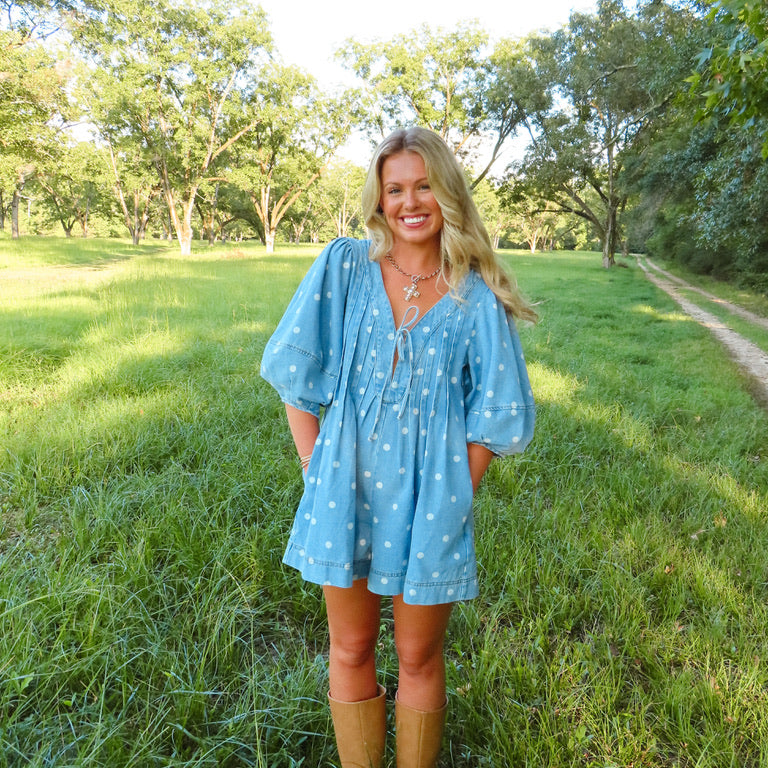 Darling Polka Dot Romper