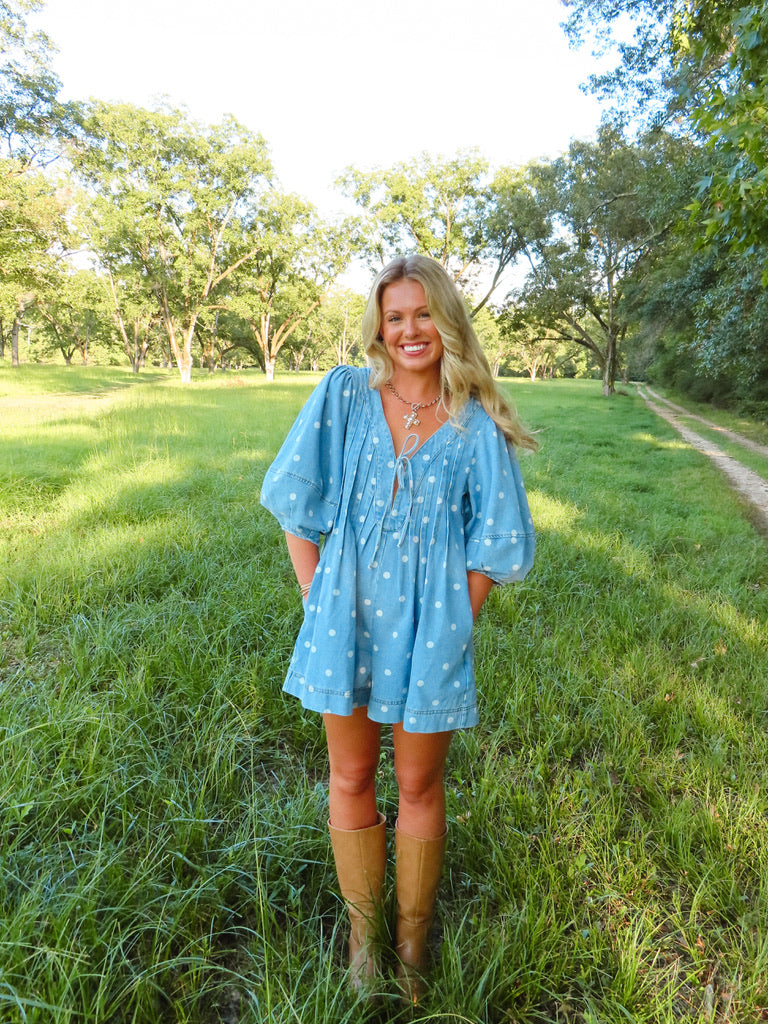 Darling Polka Dot Romper