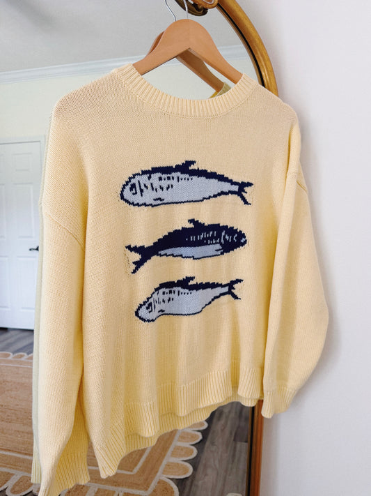 Yellow Sardine Sweater
