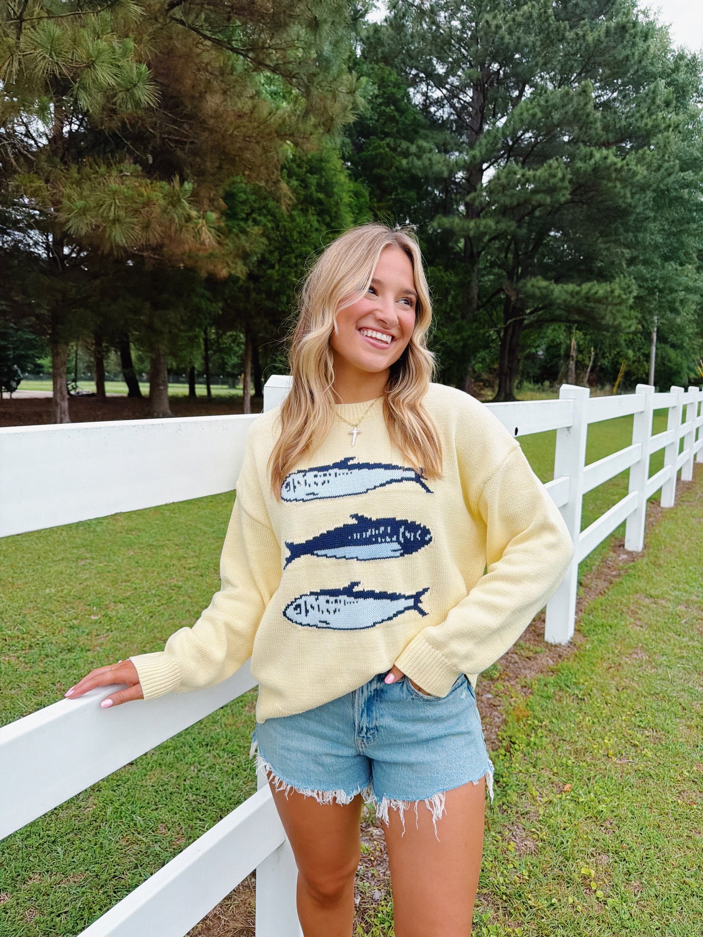 Yellow Sardine Sweater