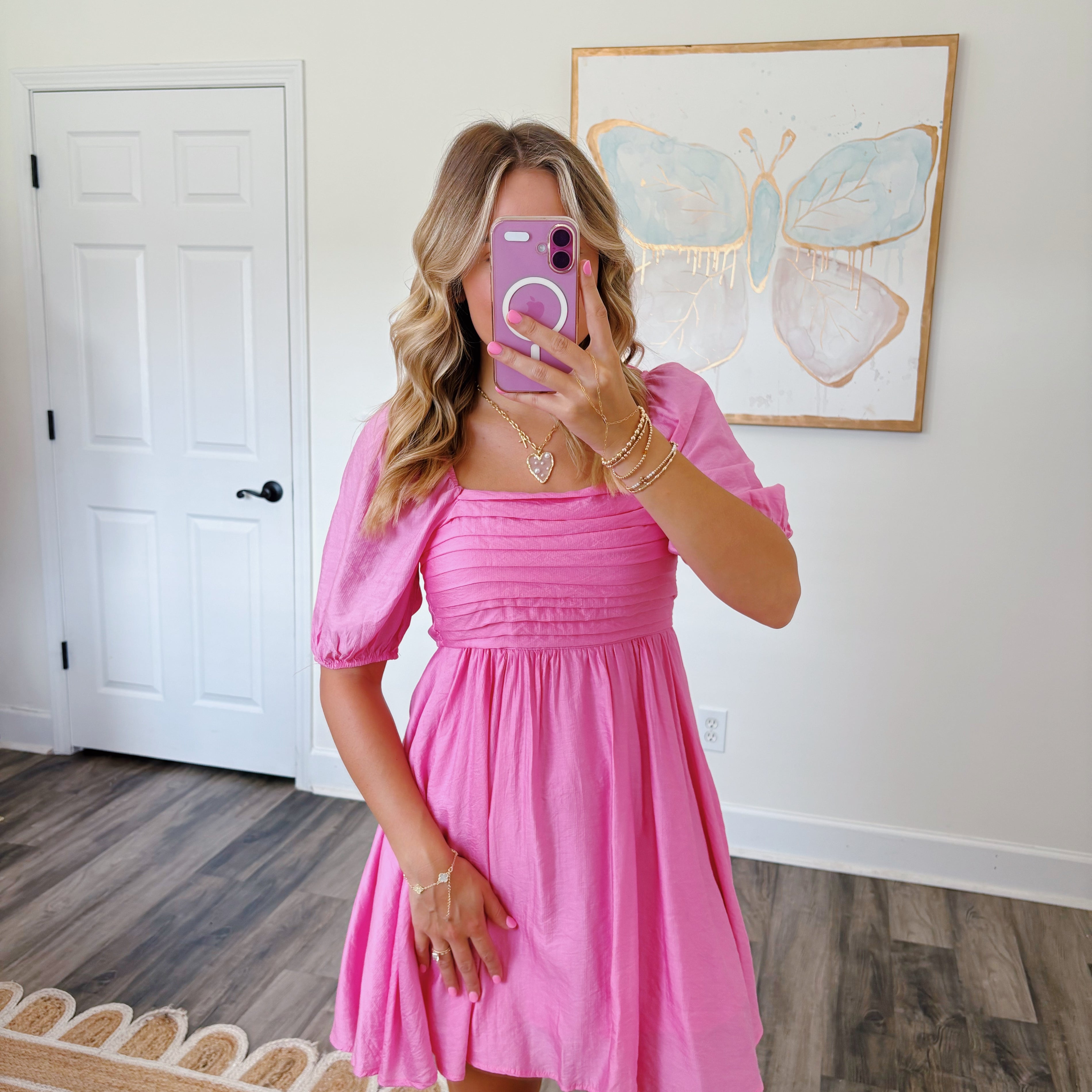 Bubblegum Mini Dress