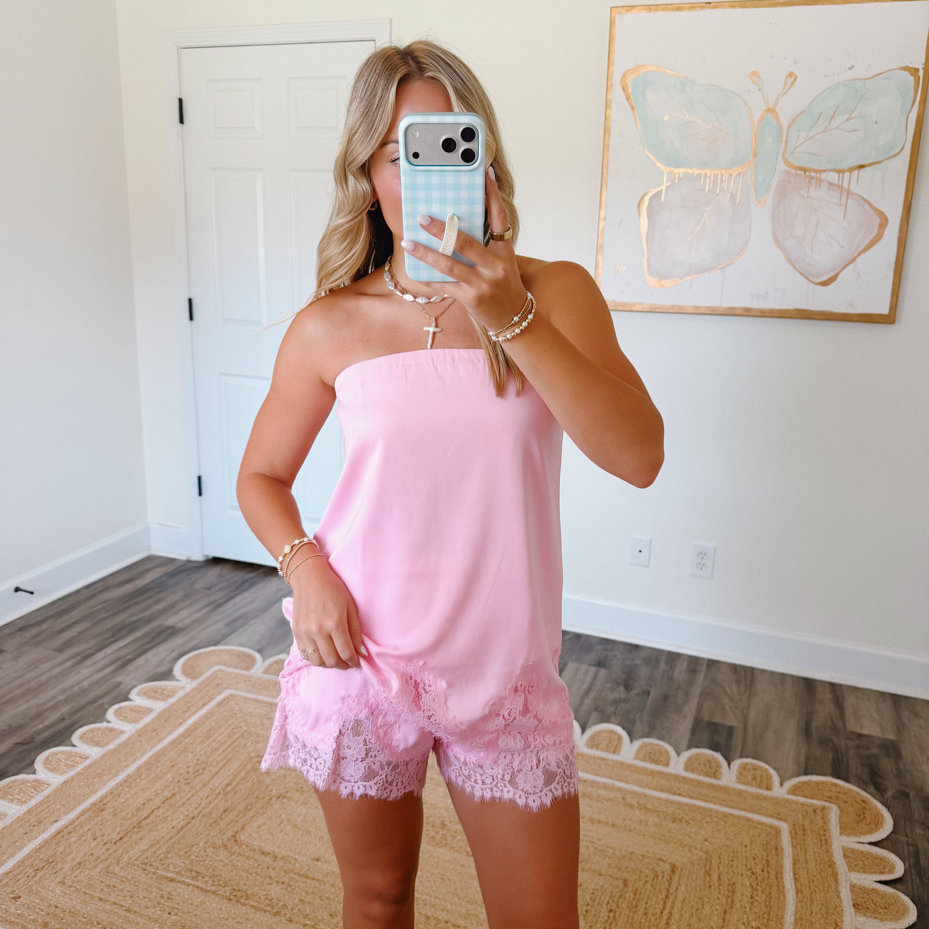 Pretty in Pink Lace Set
