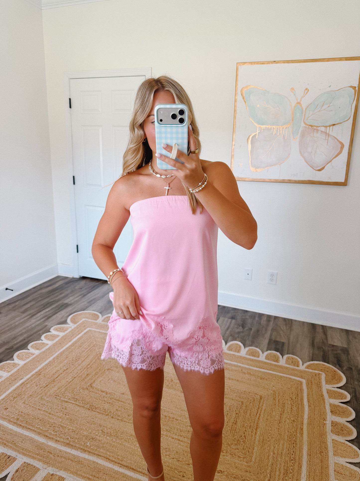 Pretty in Pink Lace Set