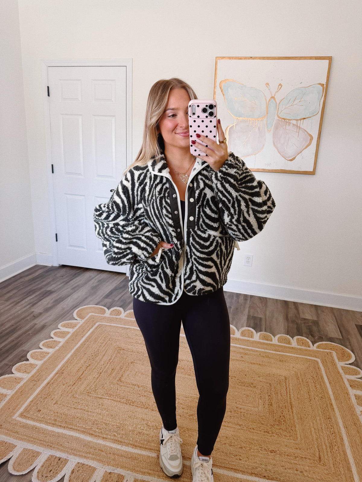 Zebra Sherpa Jacket