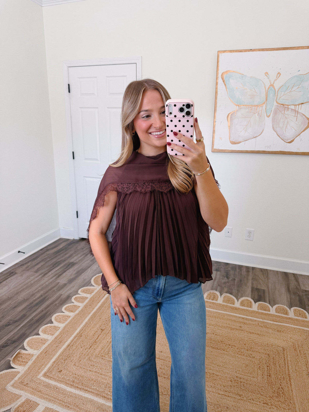 Florence Pleated Top