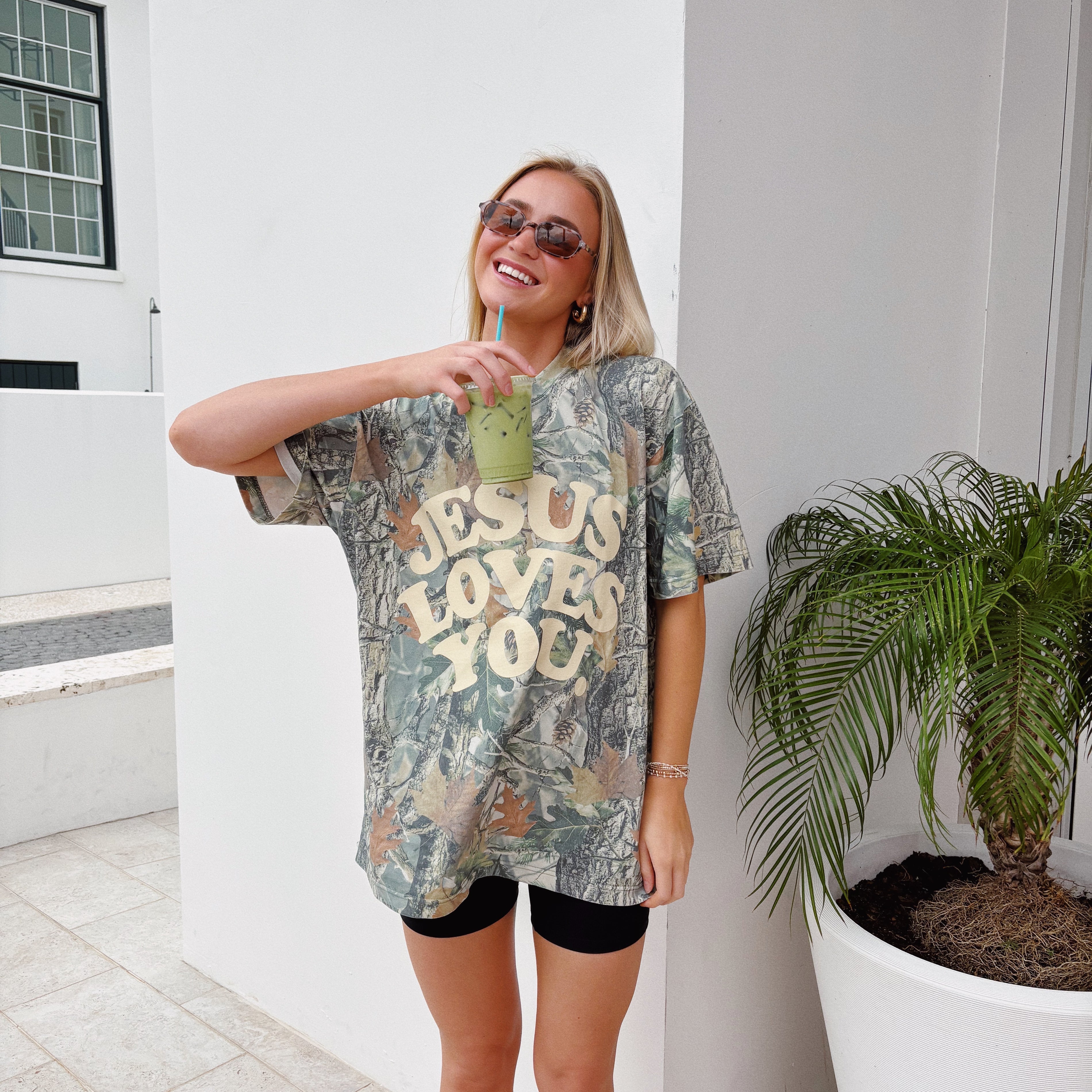 Jesus Loves You Camo Tee