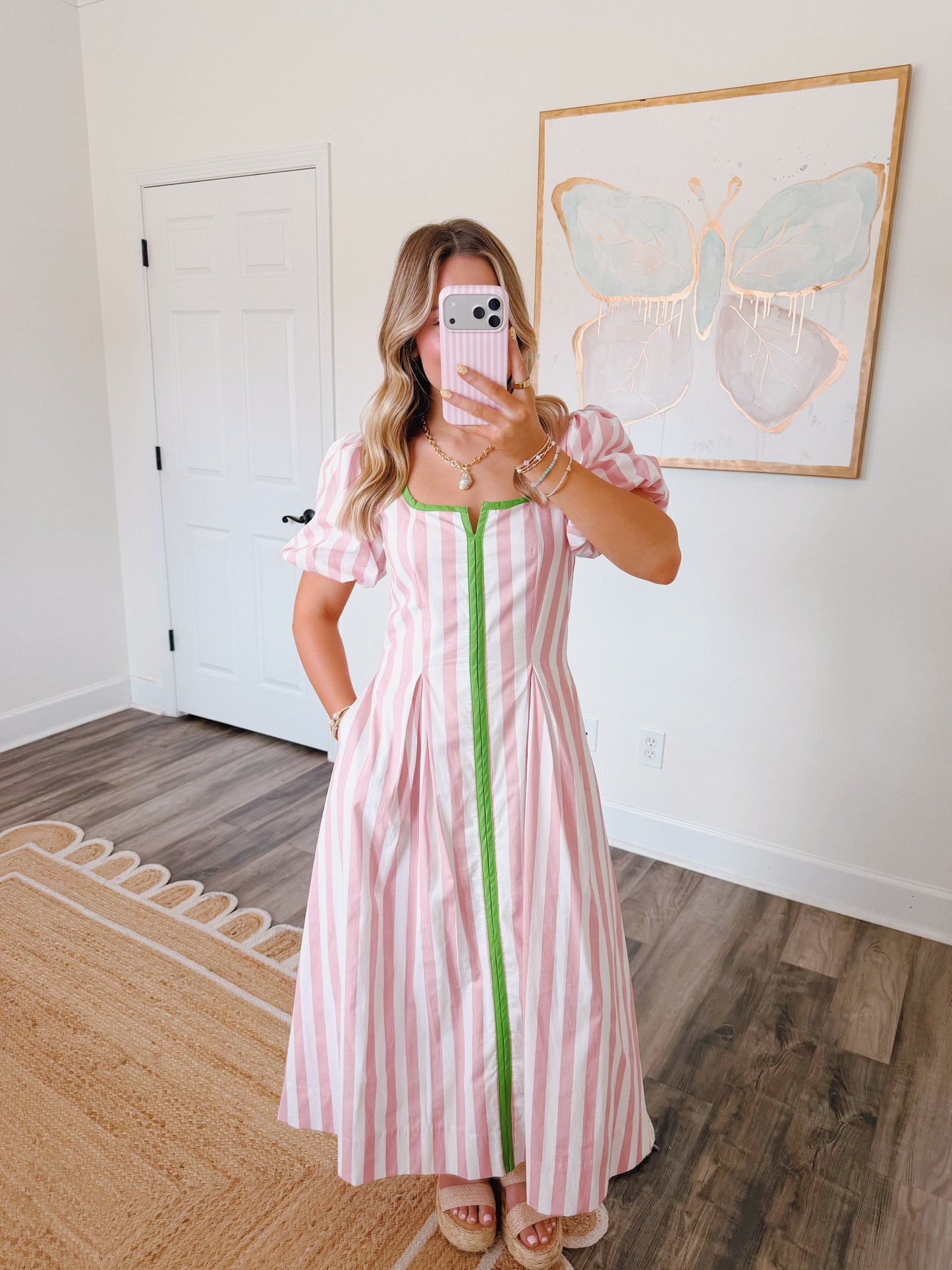 The Annie Stripe Midi