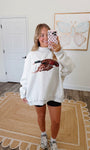 Embroidered Mallard Mockneck
