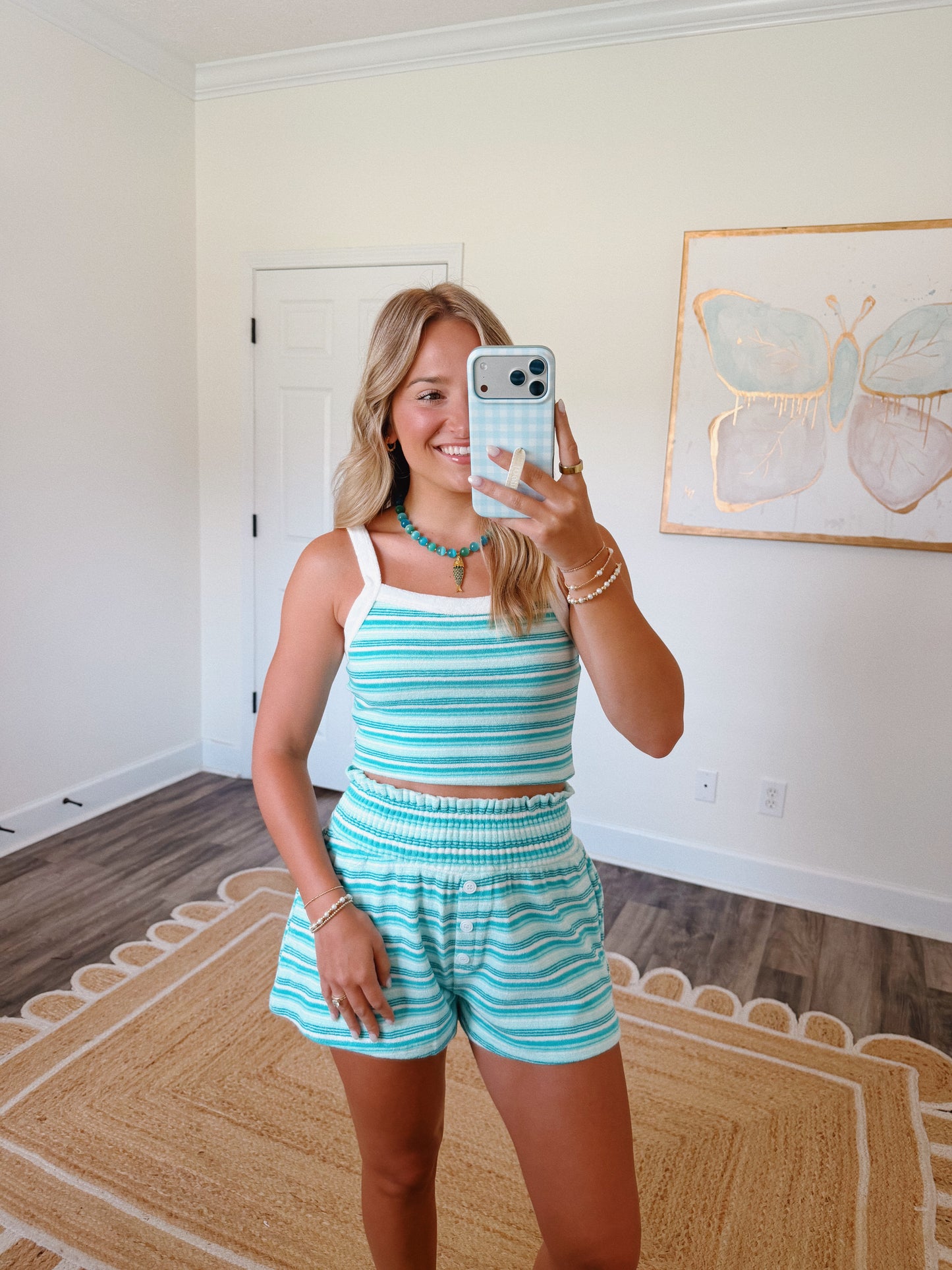 Blue Lagoon Stripe Set