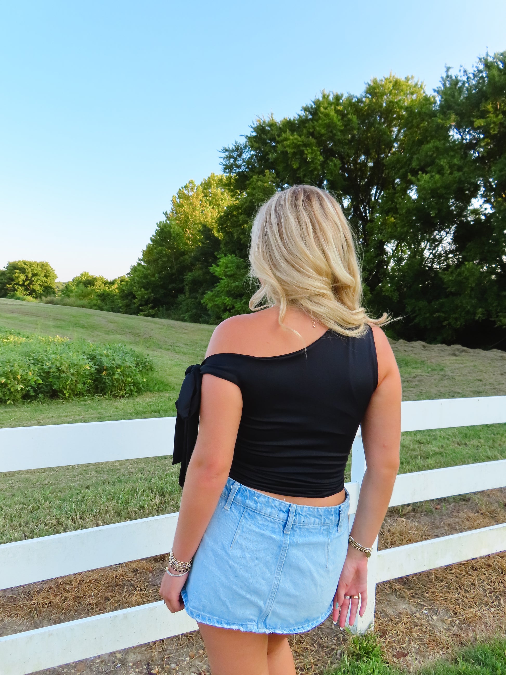 Sweet Victory Top in Black