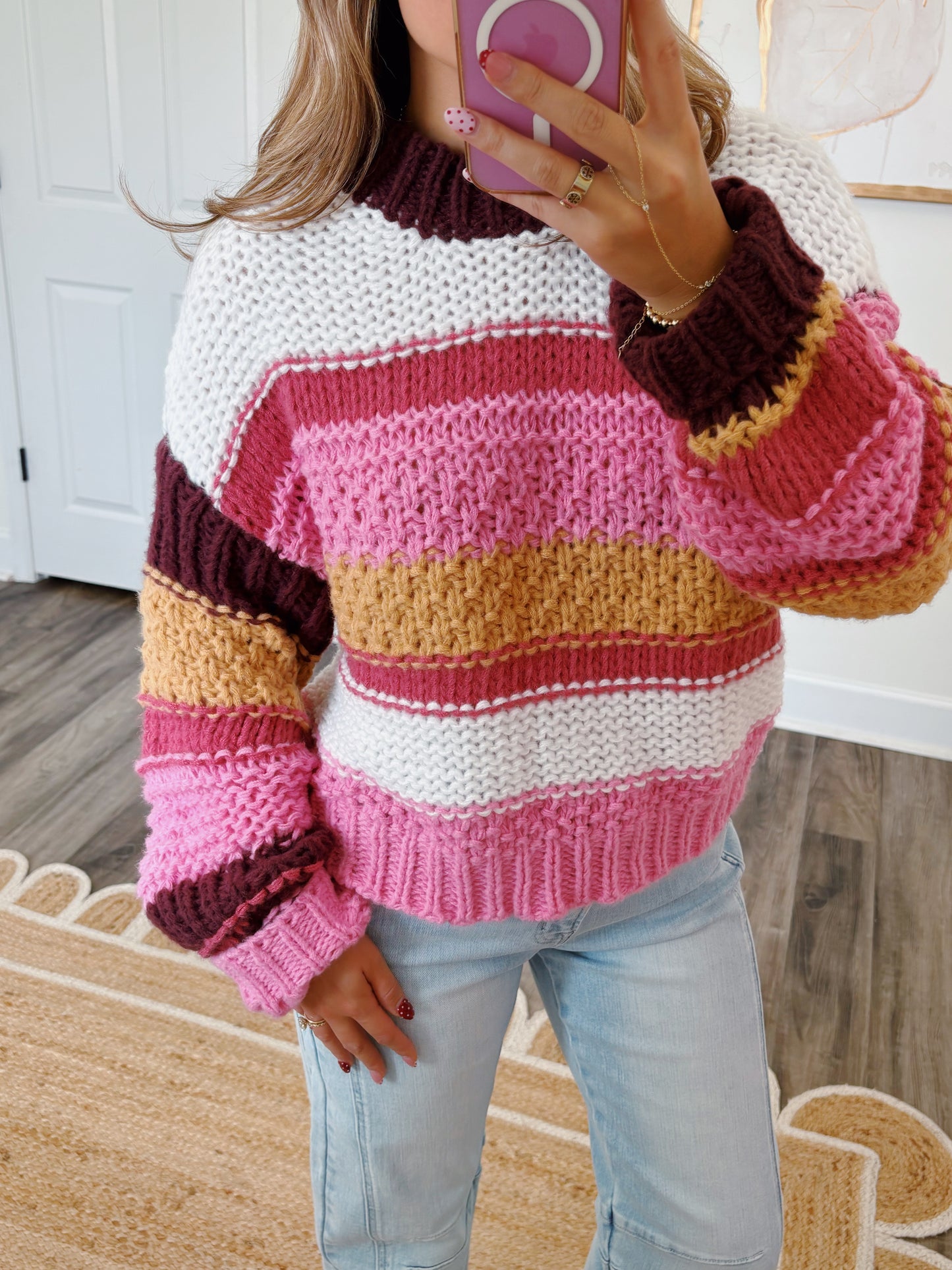 Caramel Apple Knit Sweater