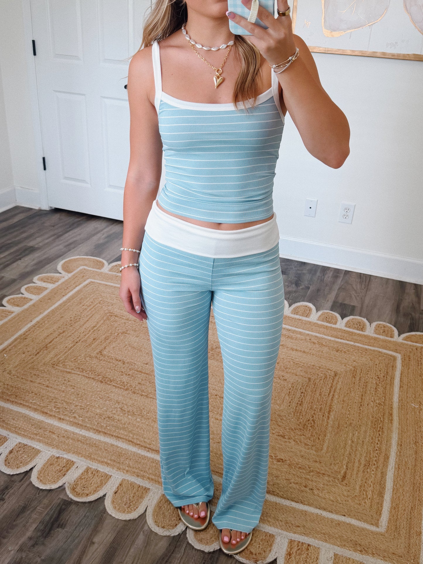 Cameron Fold Over Pant Set