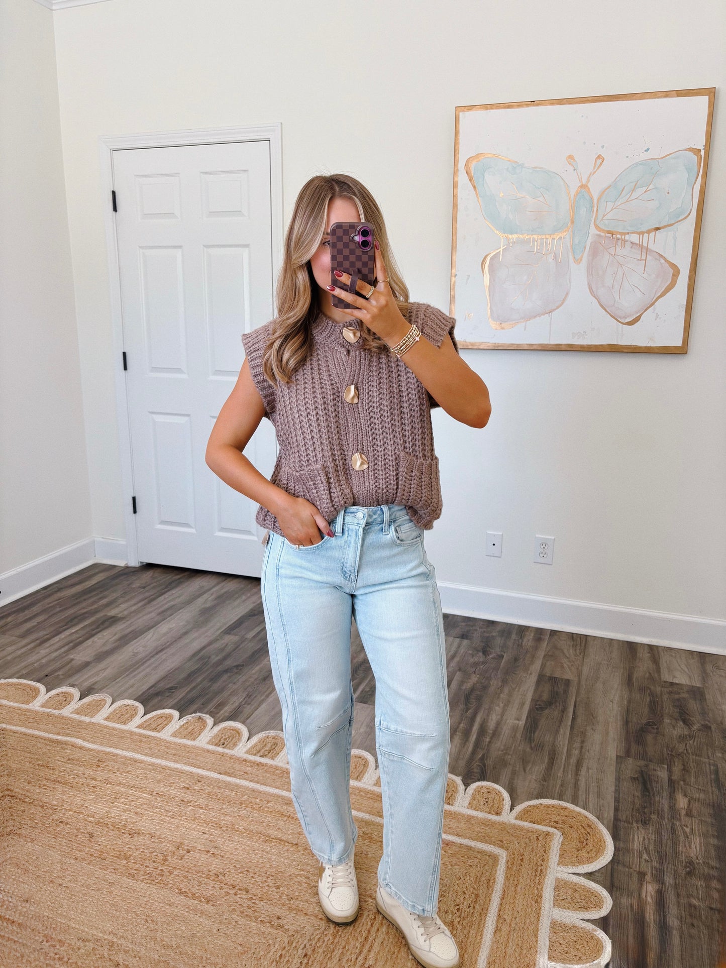 Light Wash Barrel Jeans