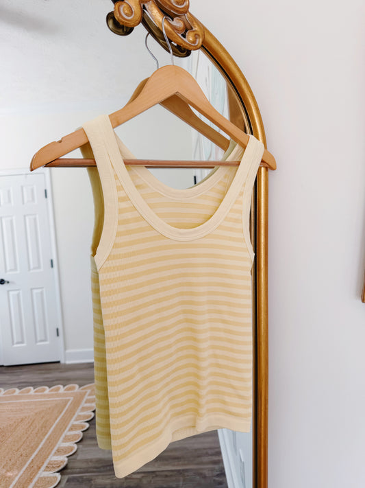 Long Striped Tank Banana