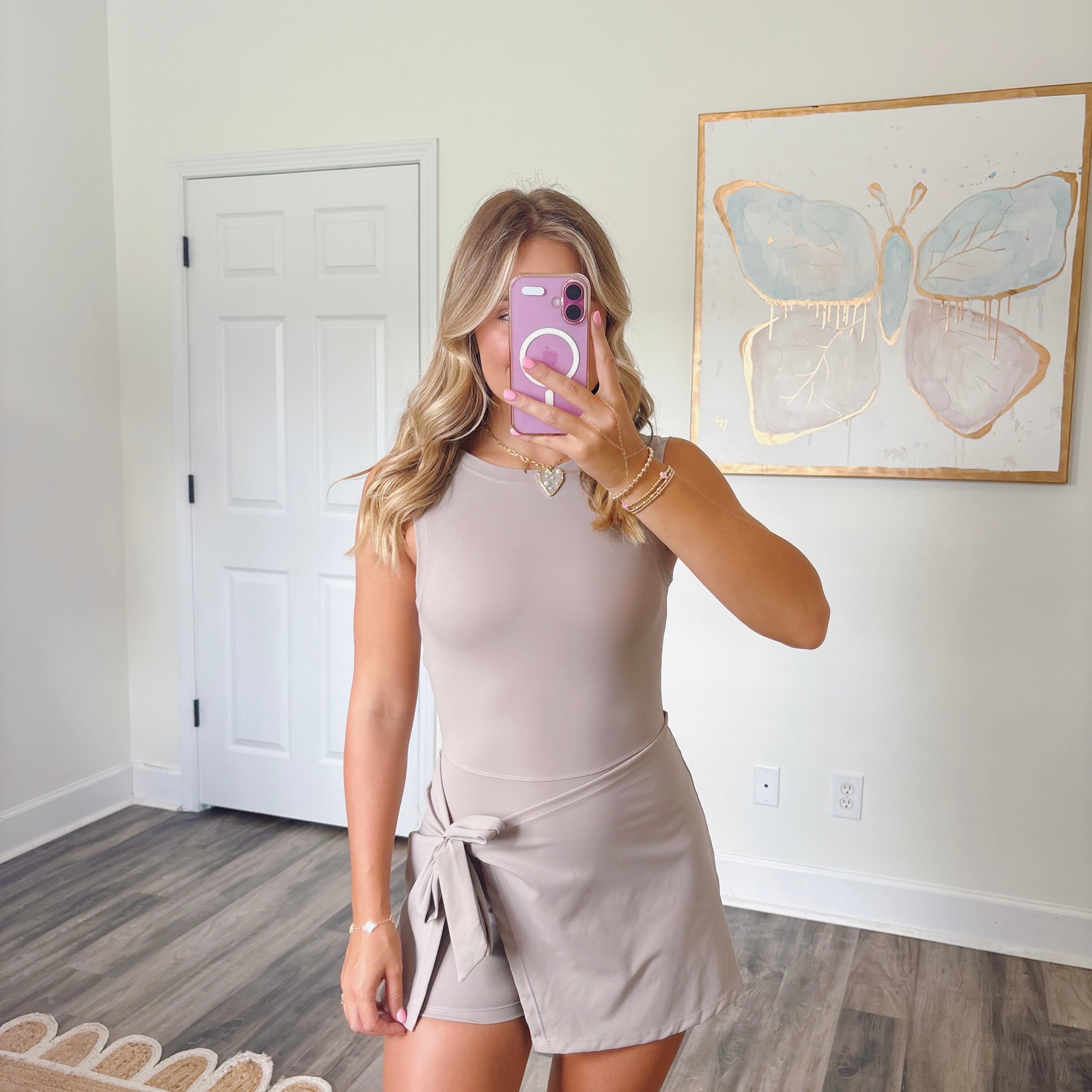 Taupe Charlotte Dress