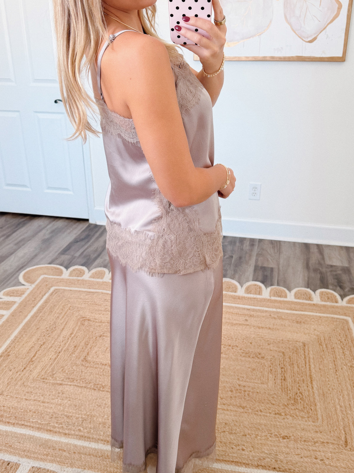 Juliette Satin Lace Set
