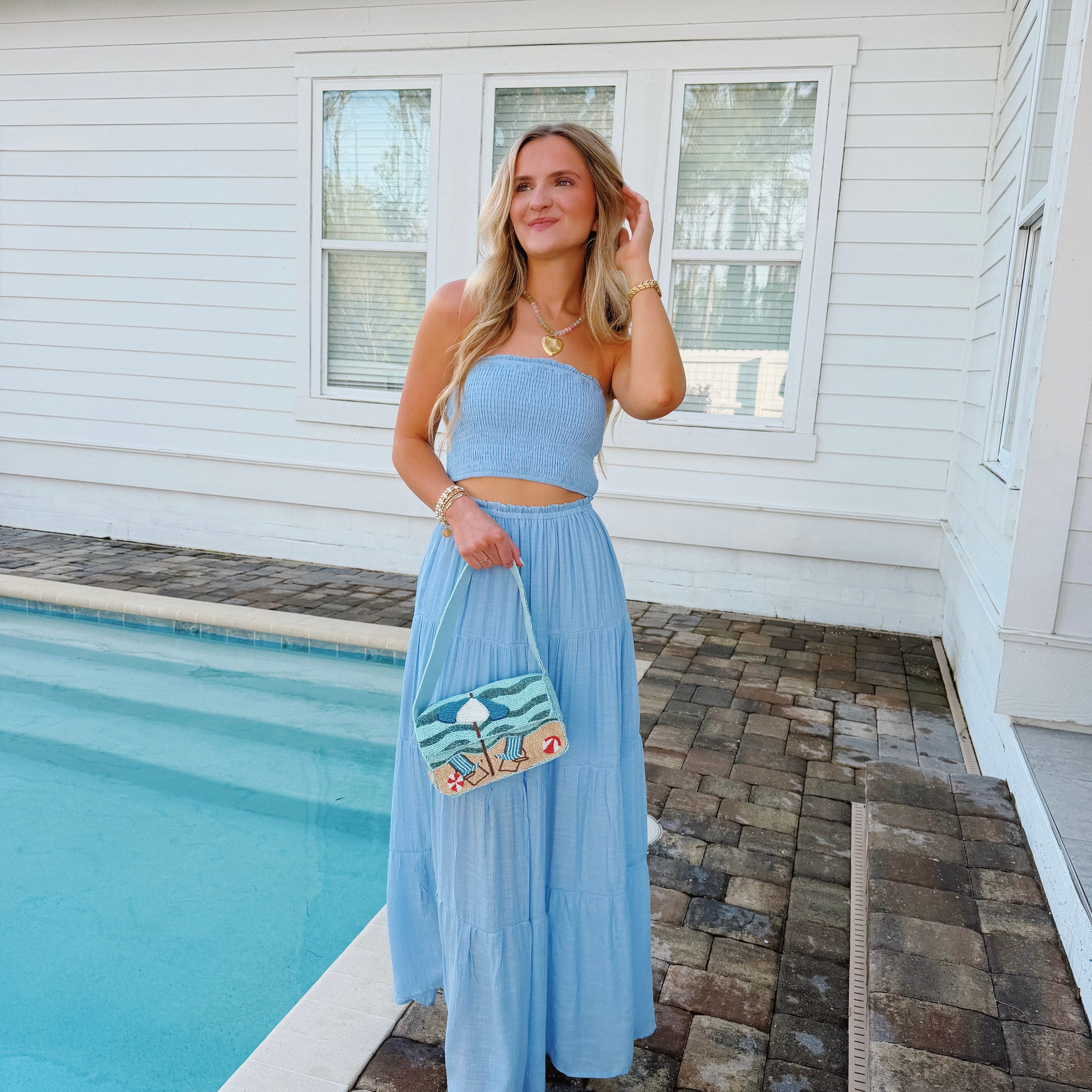 Ocean Mist Skirt Set