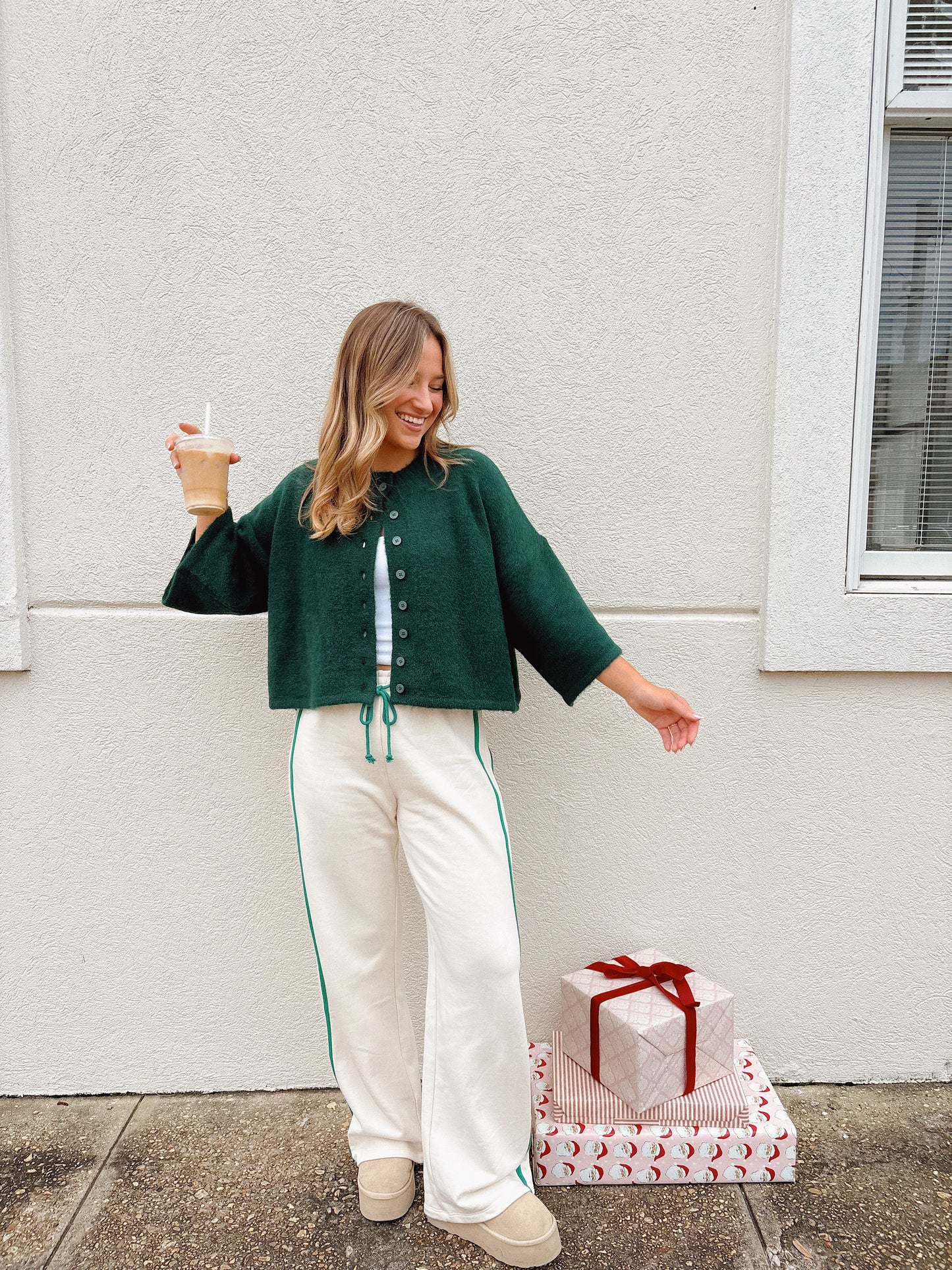 Evergreen Striped Track Pants