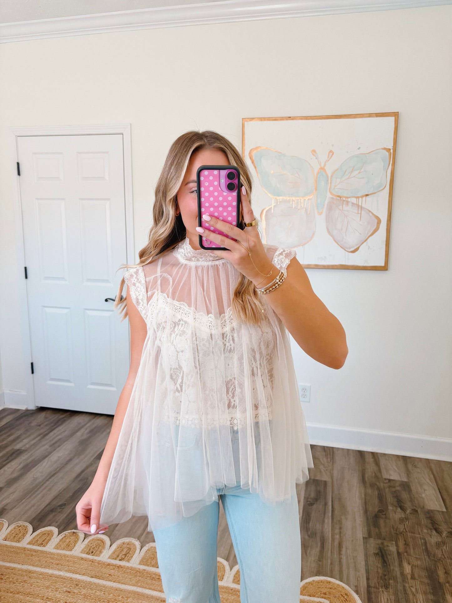 Kelsey Lace Top PREORDER *1/2 WEEK RESTOCK*