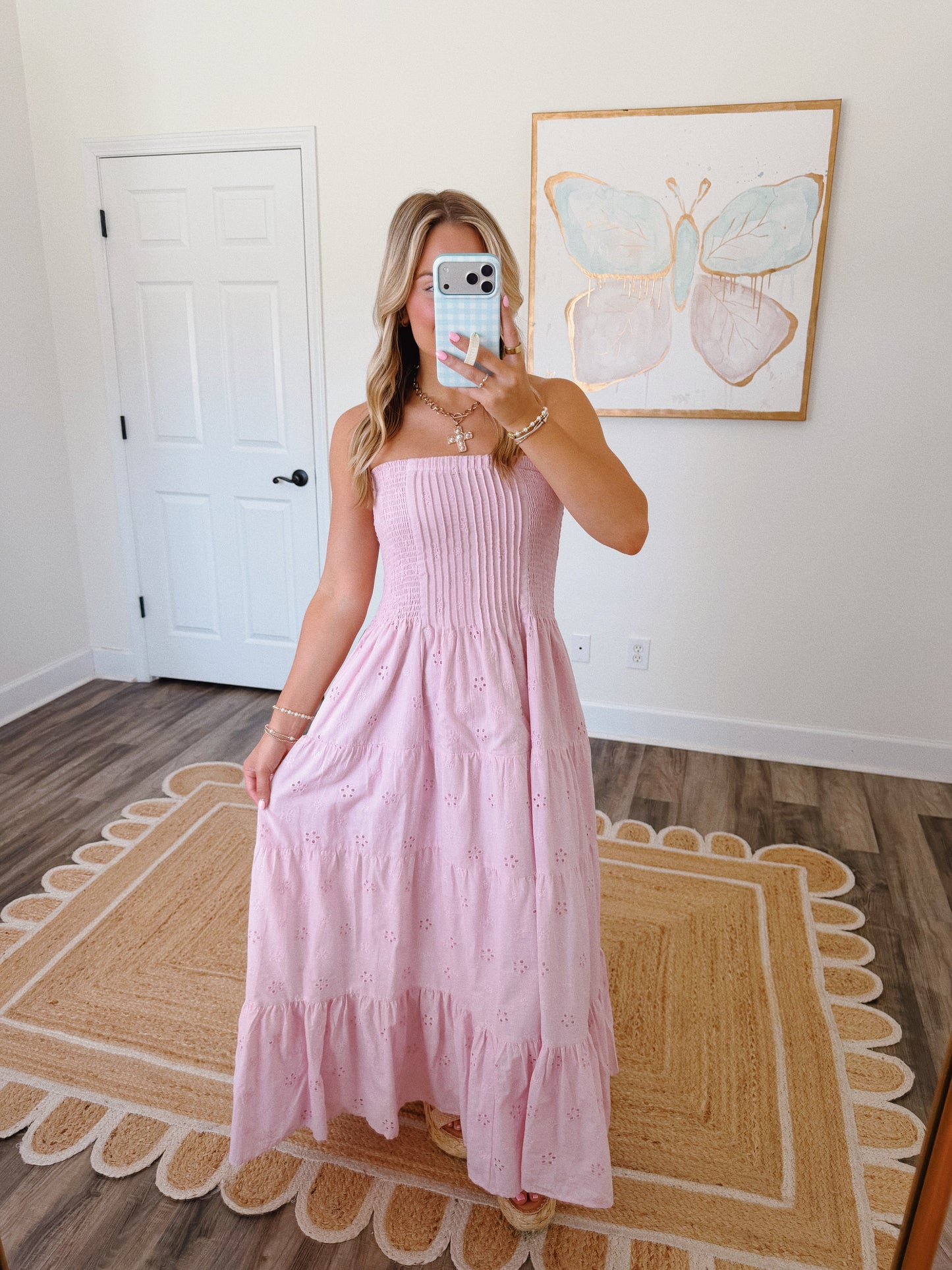 Rosalie Pleated Maxi Dress